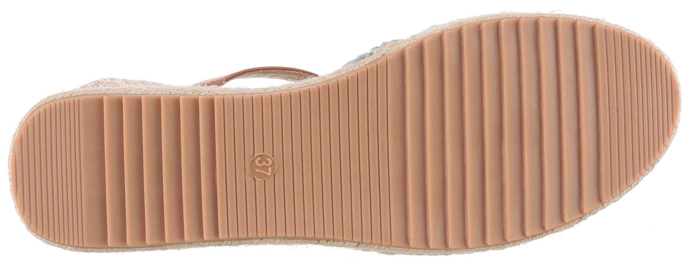 Aniston SHOES Plateausandale  Häkel-Sandale, Sommerschuh, Urlaubsschuh - NEUE KOLLEKTION