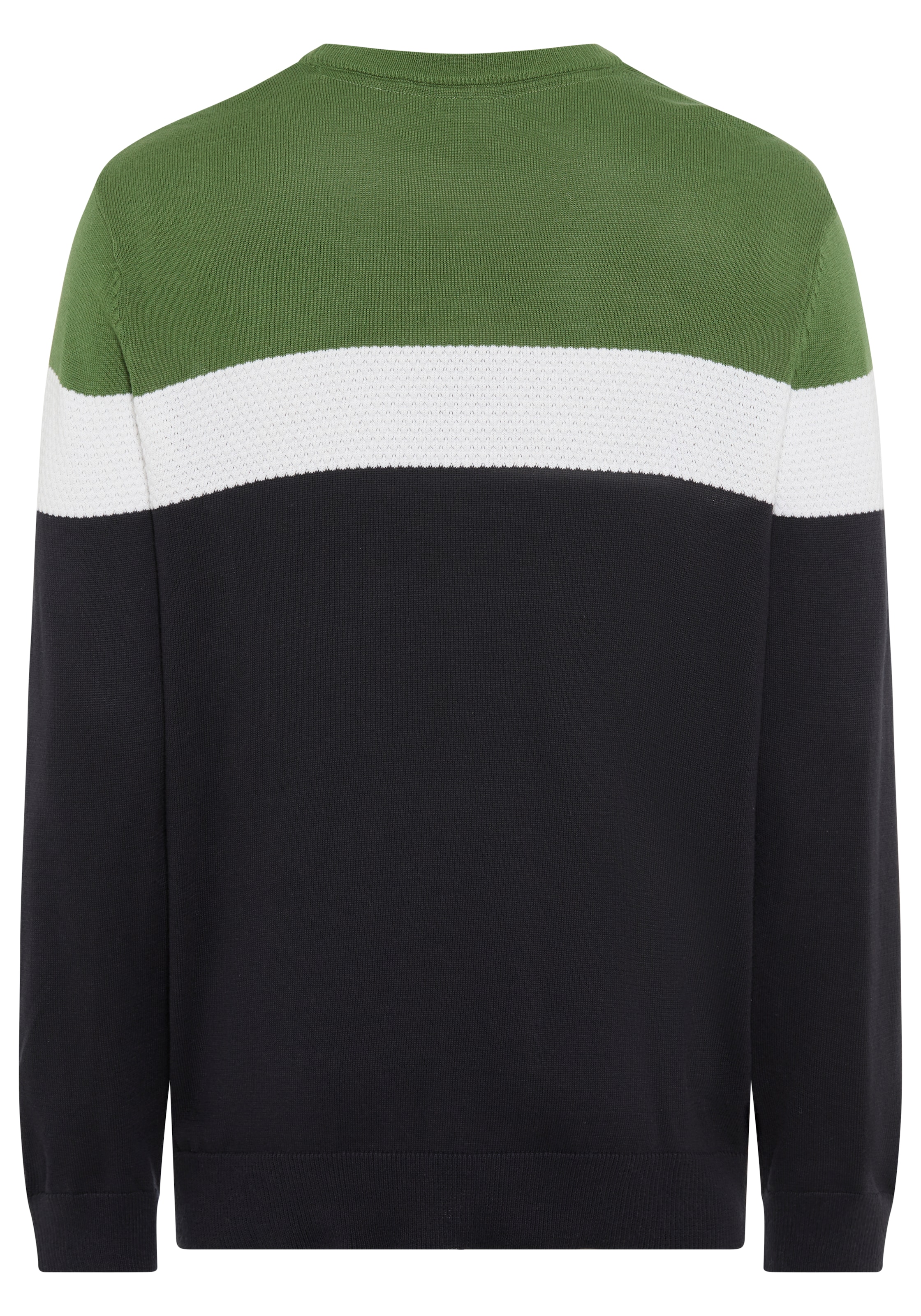 H.I.S Rundhalspullover »neue Farben!« Colorblocking, in leichter Strickqualität