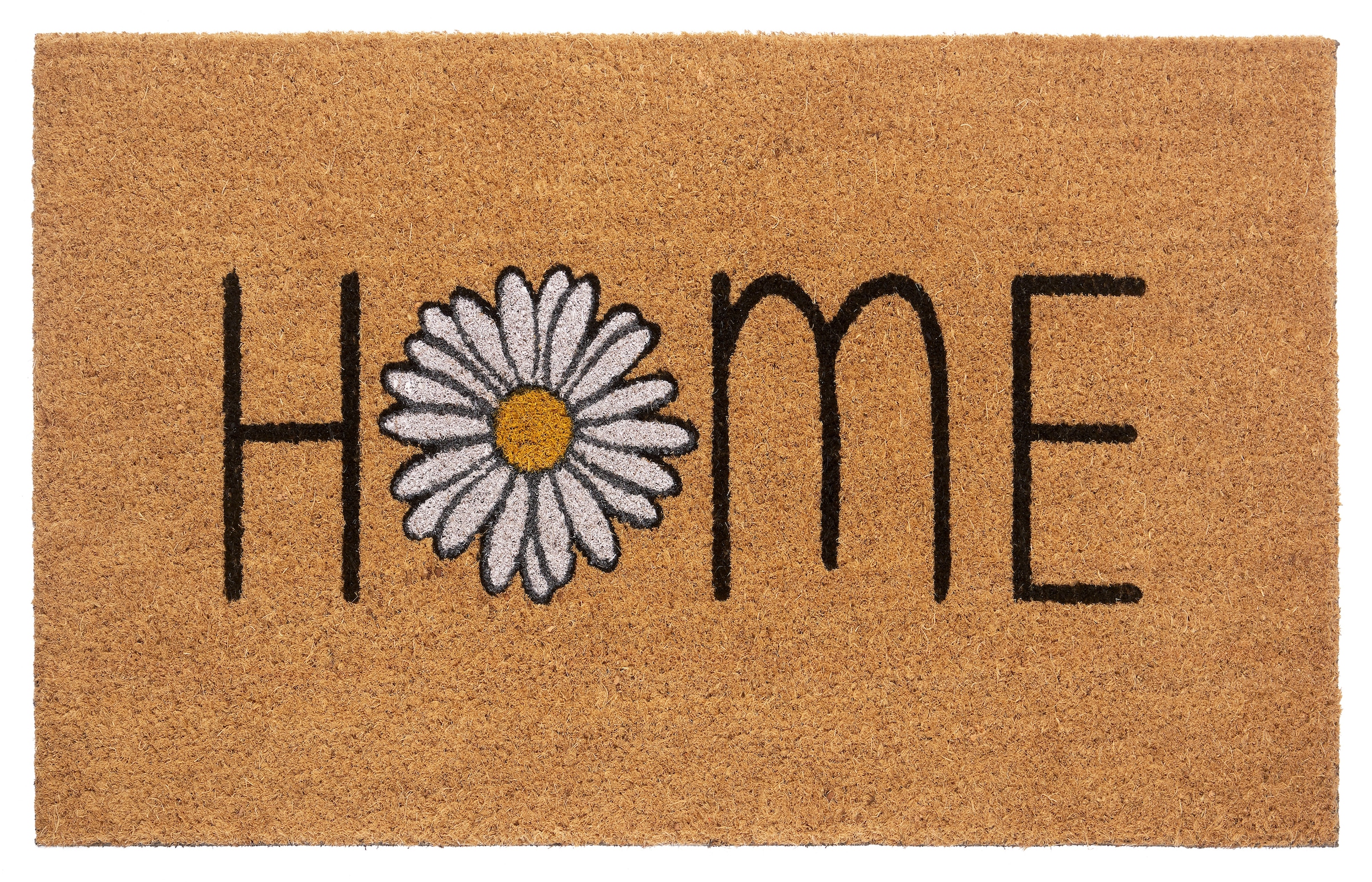 Image of HANSE Home Fussmatte "Home, Türmatte" rechteckig 15 mm Höhe Kokos, Schmutzfangmatte, Outdoor, Rutschfest, Innen, Kokosmatte, Flur