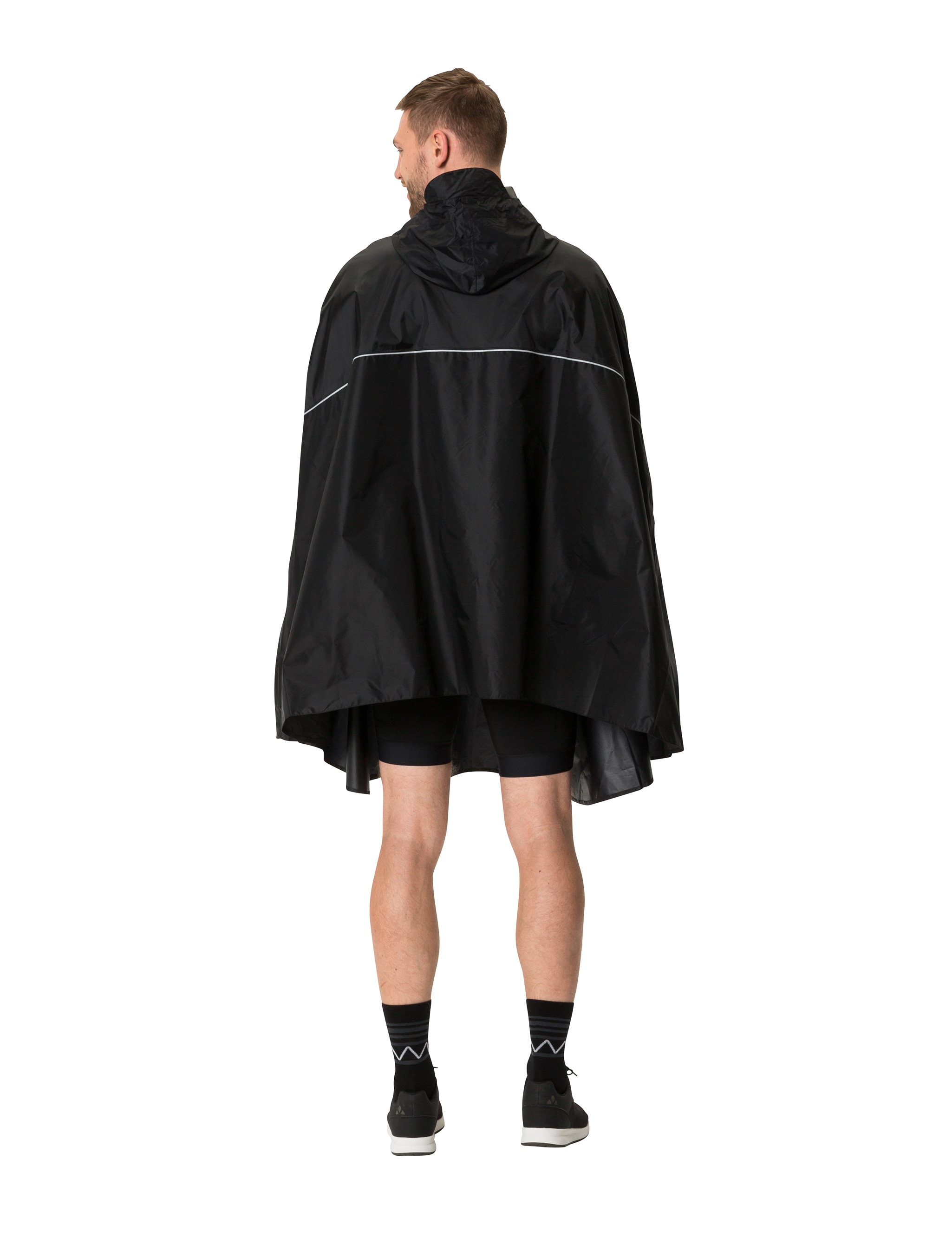 VAUDE Regenponcho »VALDIPINO PONCHO«, (1 St.), Wasserdicht, windabweisend, wasserabweisend – Übergangsjacke