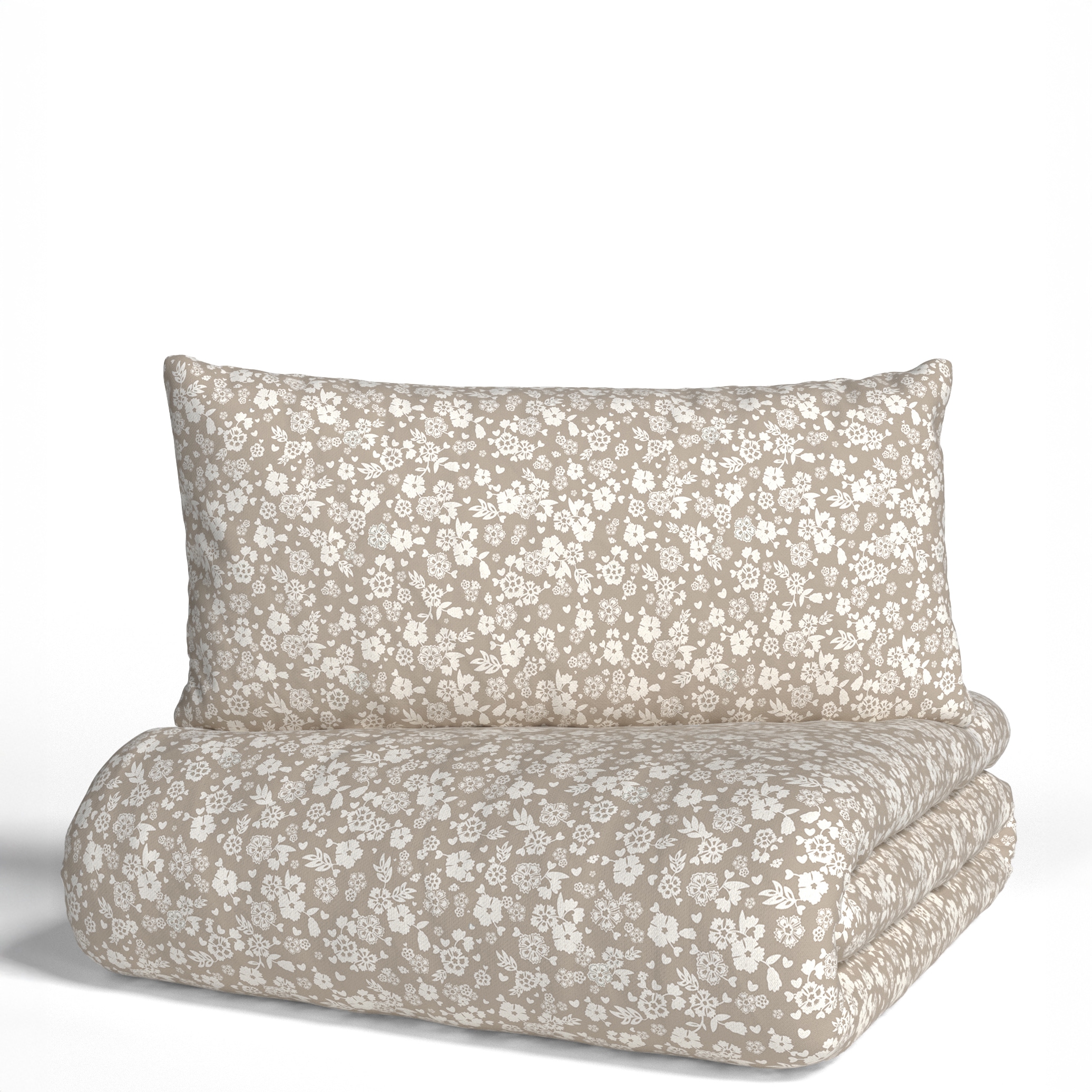 my home Bettwäsche »Mariby«, mit feinem Blümchen Design, skandinavisch, romantische Bettwäsche