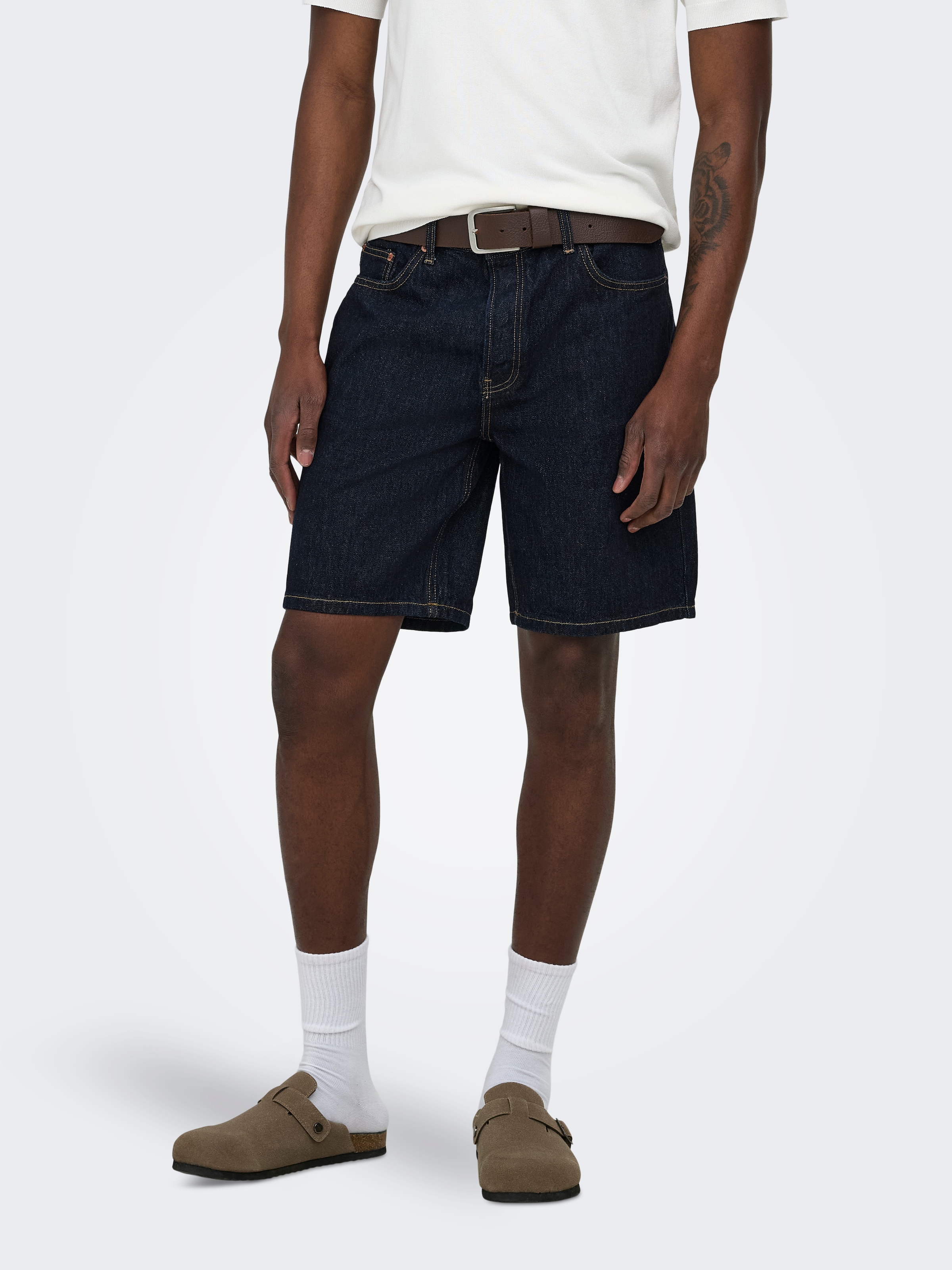 ONLY & SONS Shorts »ONSEDGE RINSE 6496 AZG DNM SHORTS NOOS«