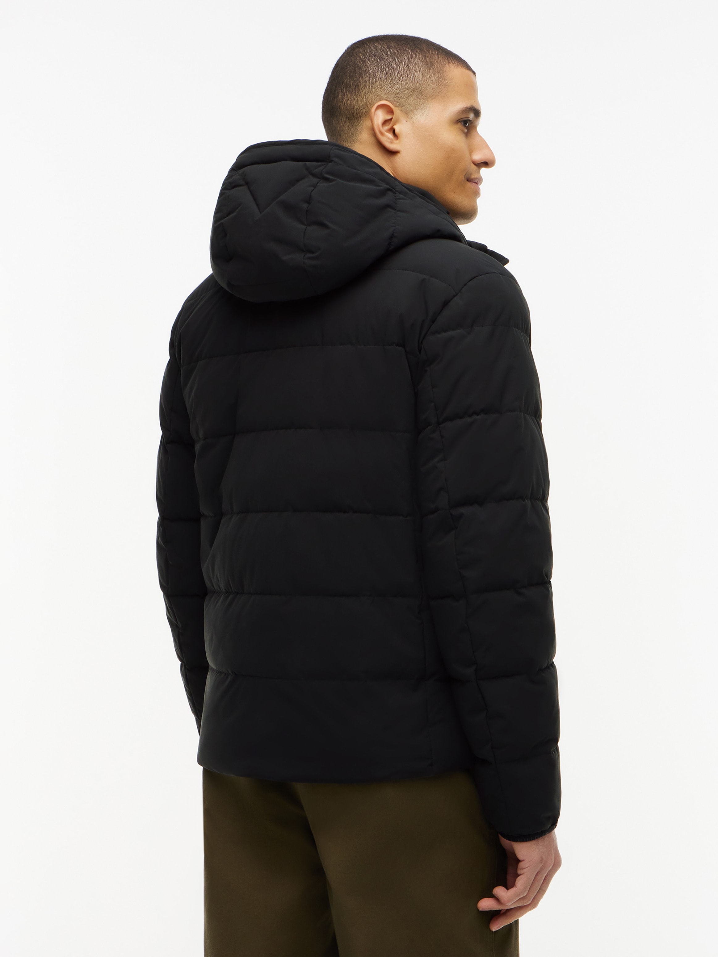 Tommy Hilfiger Veste matelassée »DETACHABLE HOODED BRANDED« avec capuche coupe normale