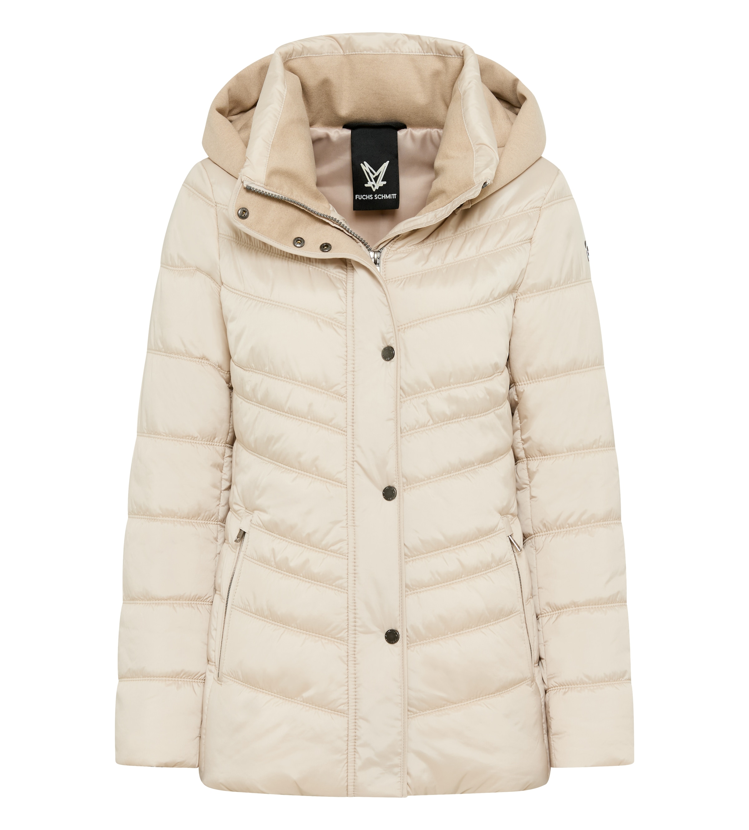 Fuchs Schmitt Steppjacke mit Kapuze mit schräger Steppung