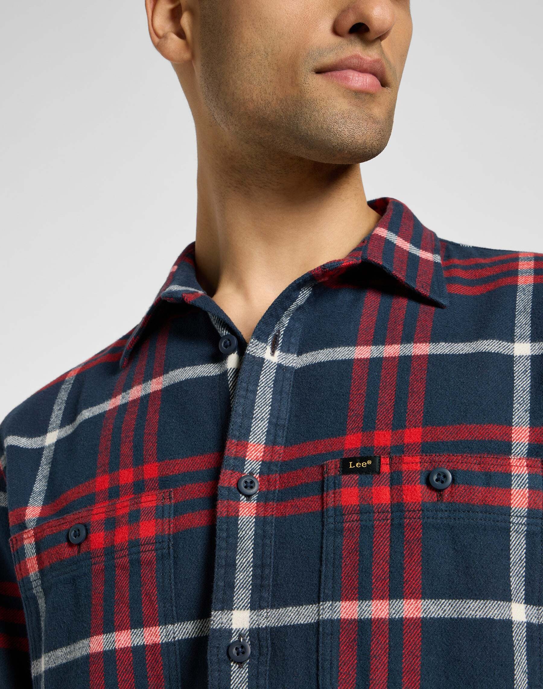 Lee® Langarmhemd »LEE Langarmhemd Worker Shirt 2.0«