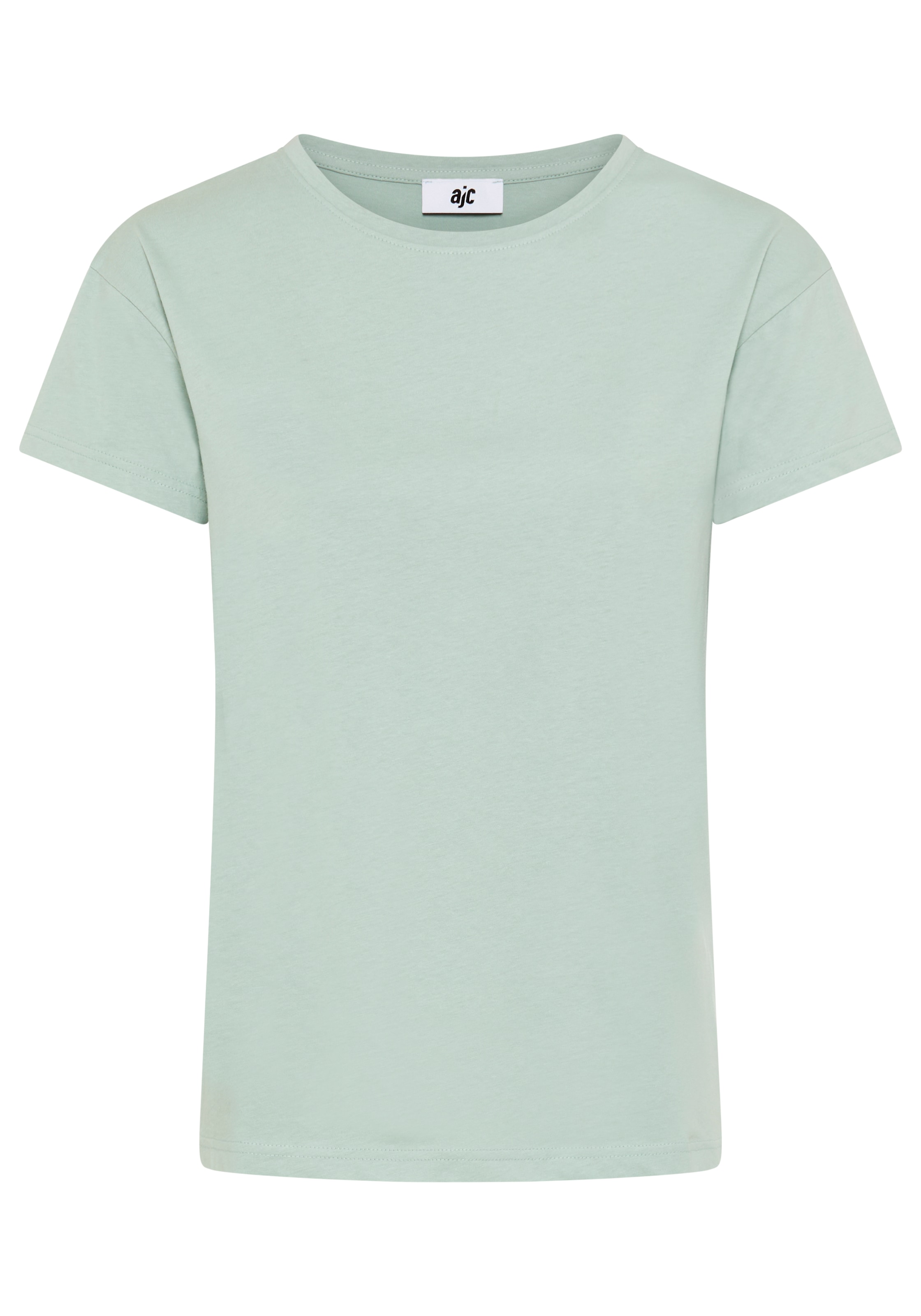 AJC T-shirt Basic-Stil, Oversize-Passform, Rundhalsausschnitt