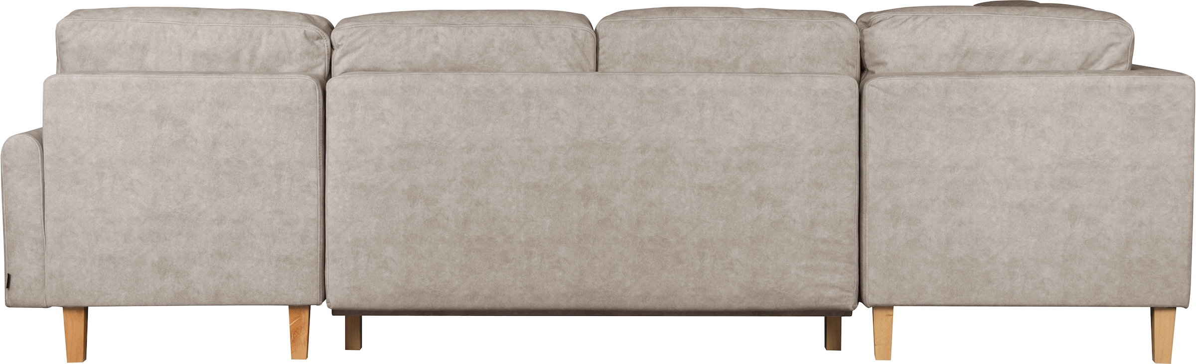 Home affaire Wohnlandschaft »TRIPLO U-Form wahlweise mit Schlaffunktion, B/T/H: 310/192/90 cm«, Schlafsofa, auch mit Bettkasten, Steppung im Rückenkissen