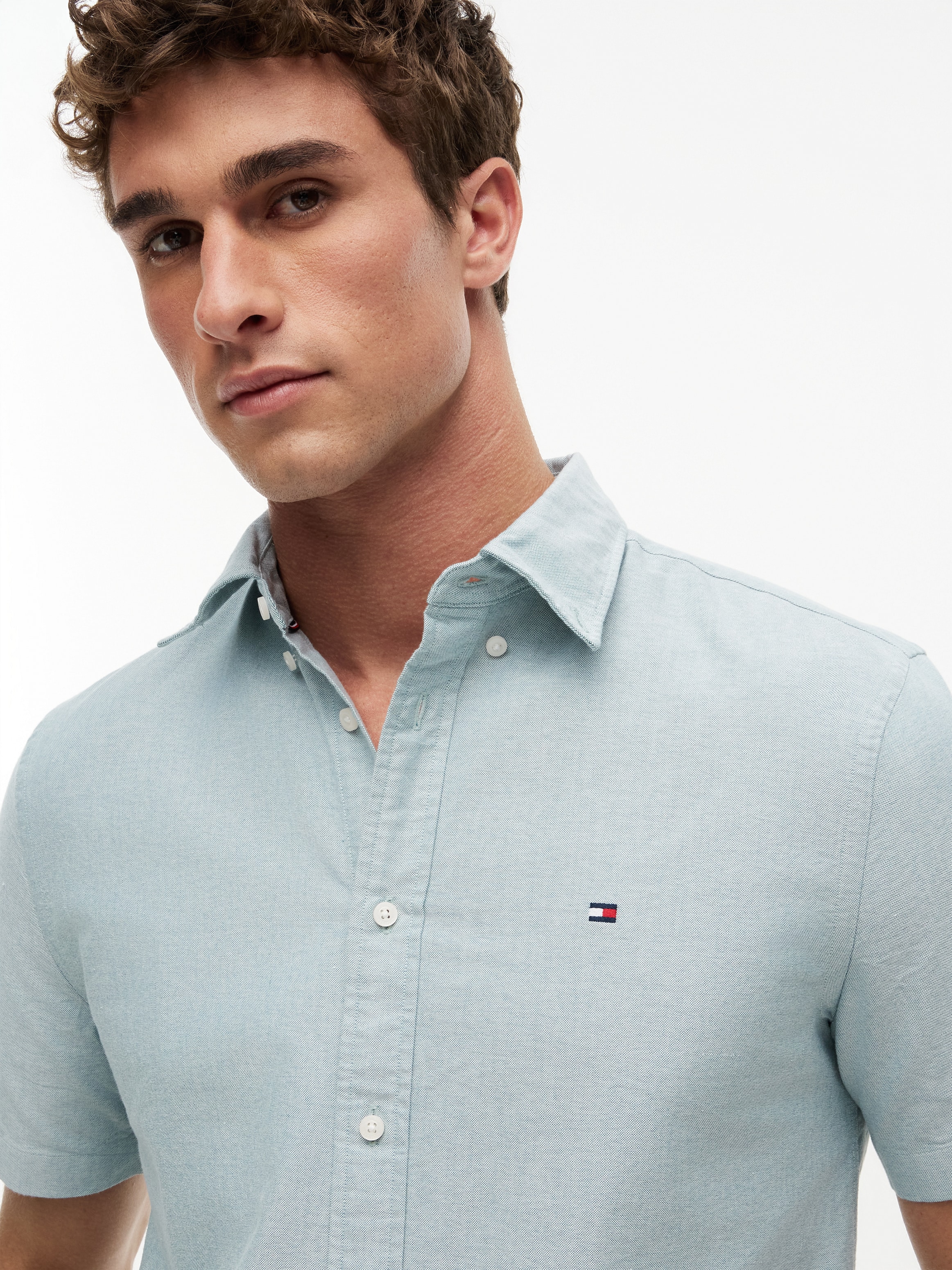 Tommy Hilfiger Kurzarmhemd »HERITAGE OXFORD RF SHIRT S/S« mit Button-down-Kragen, Regular Fit