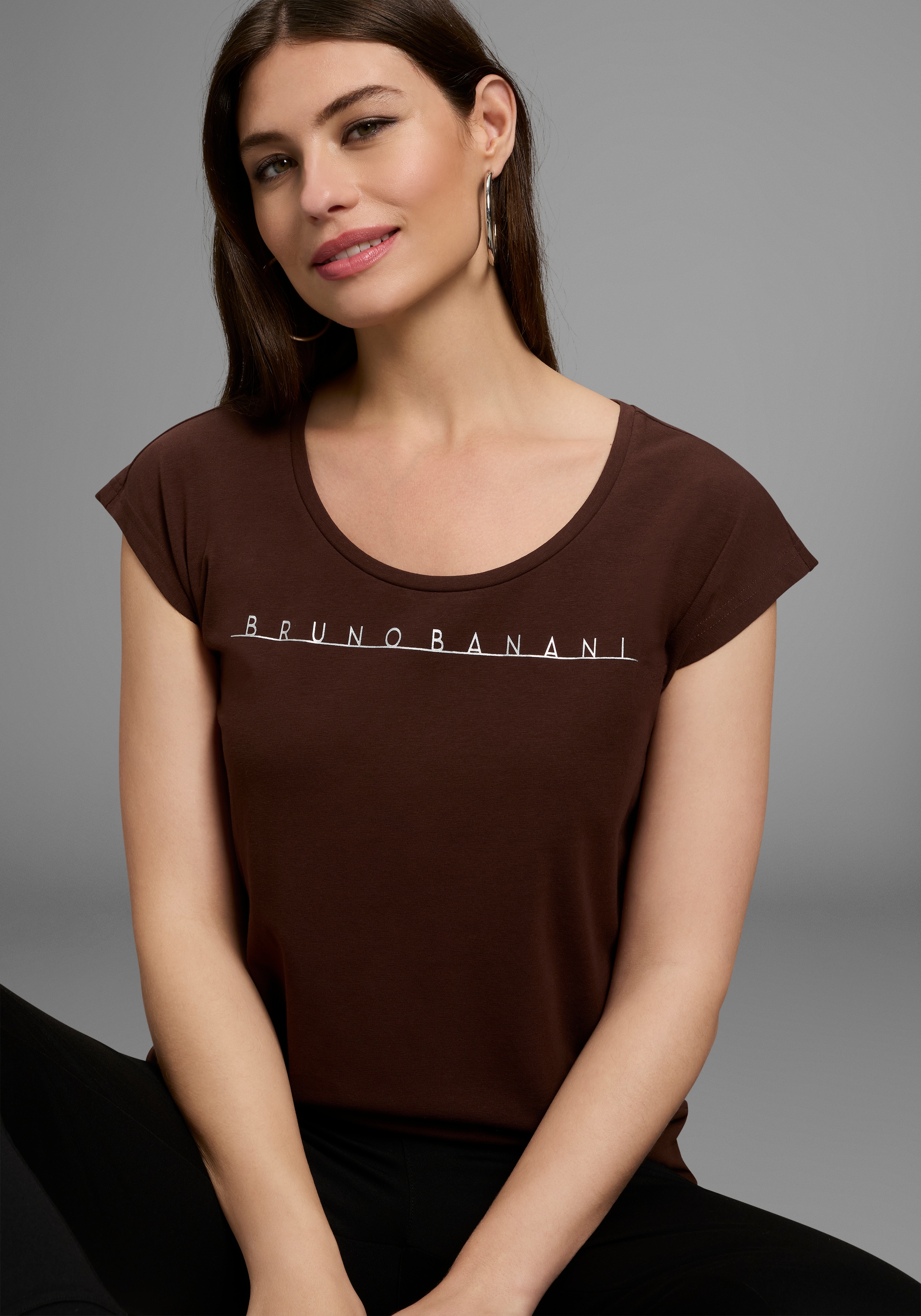 Image of Bruno Banani T-Shirt mit Foil Print
