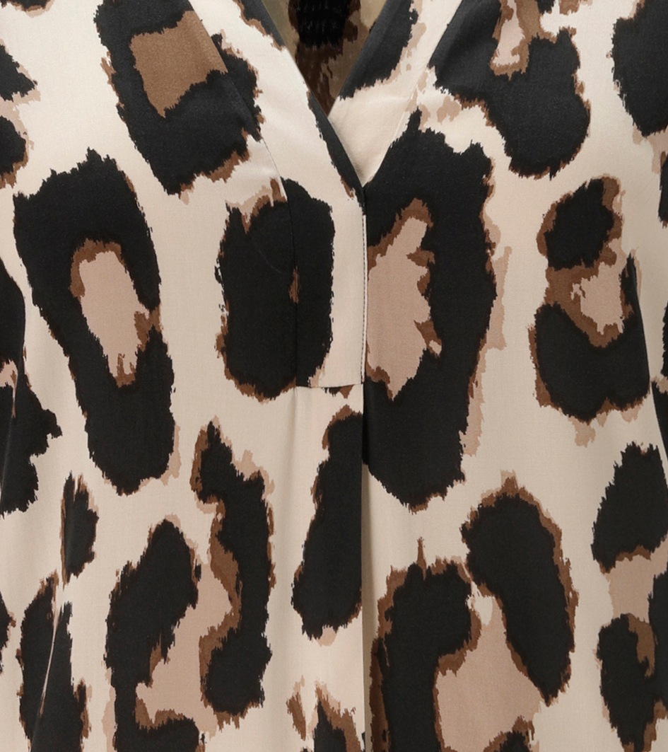 Aniston PLUS Robe imprimée mit tollem Leoprint - NEUE KOLLEKTION