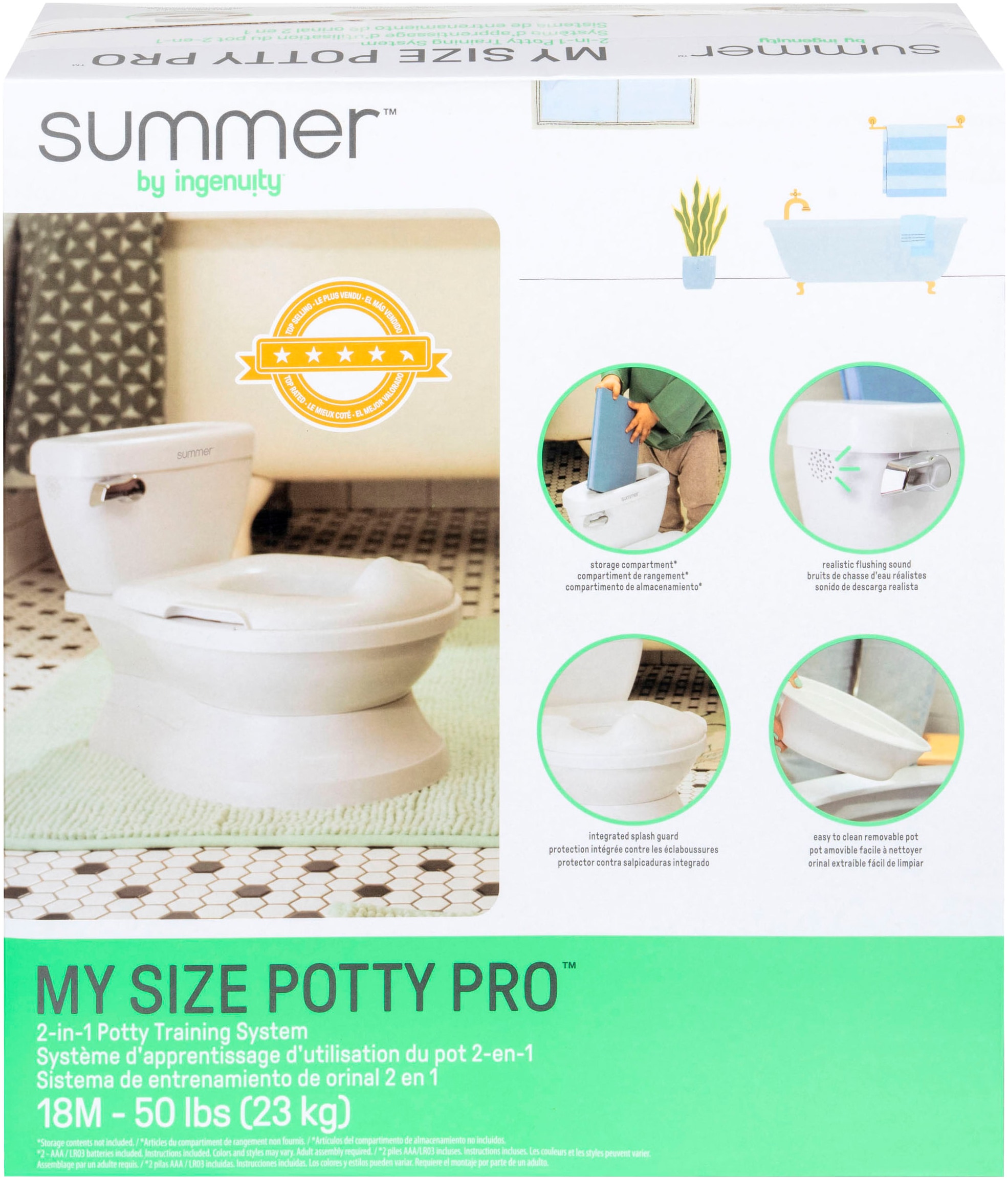 ingenuity Toilettentrainer »My Size Potty Pro™«