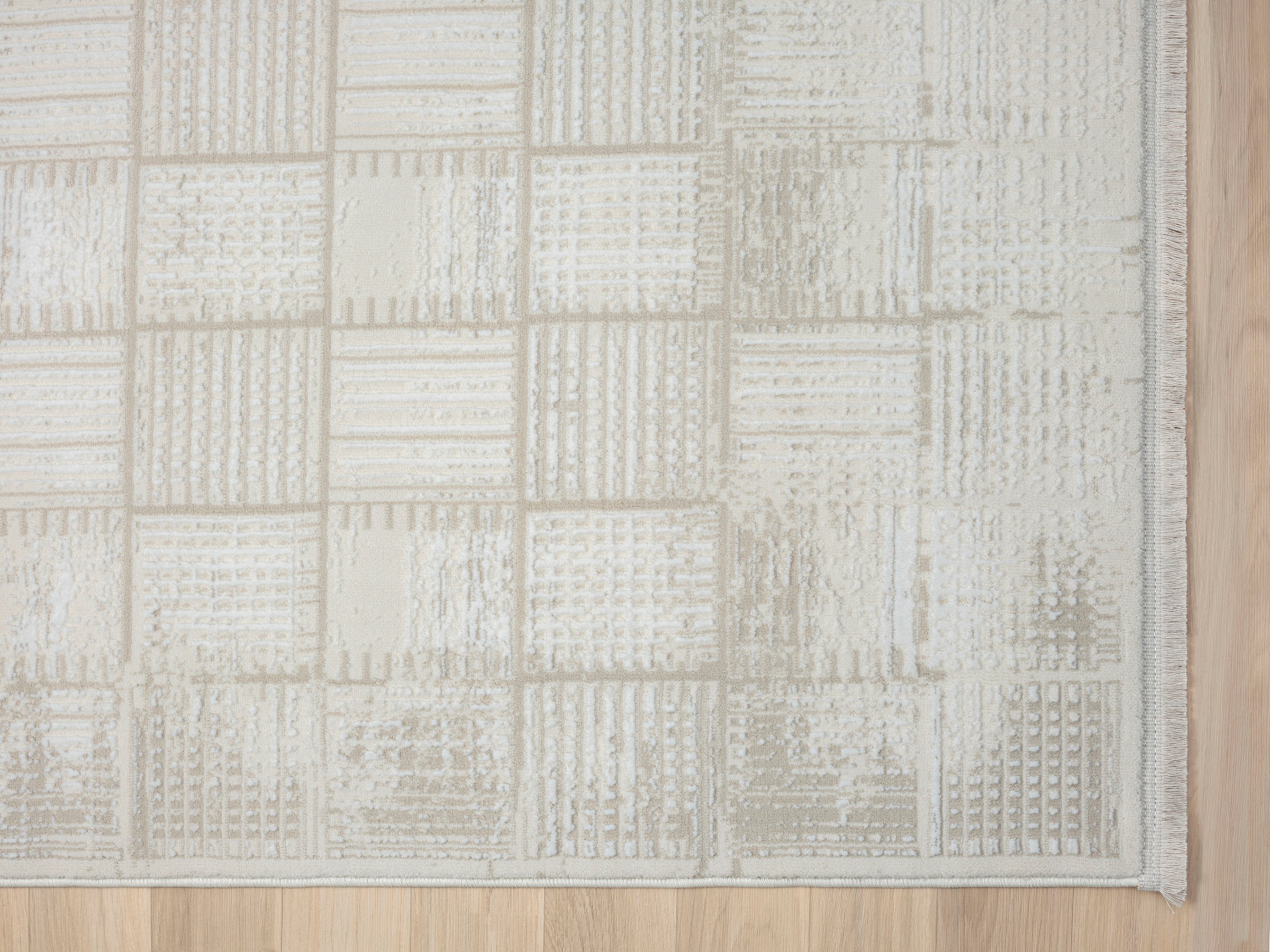 Myflair Möbel & Accessoires Teppich »My House, LAGERRÄUMUNG!« rechteckig 10 mm Höhe Kurzflor, Retro-Style,  besonders weich durch Microfaser, mit Fransen