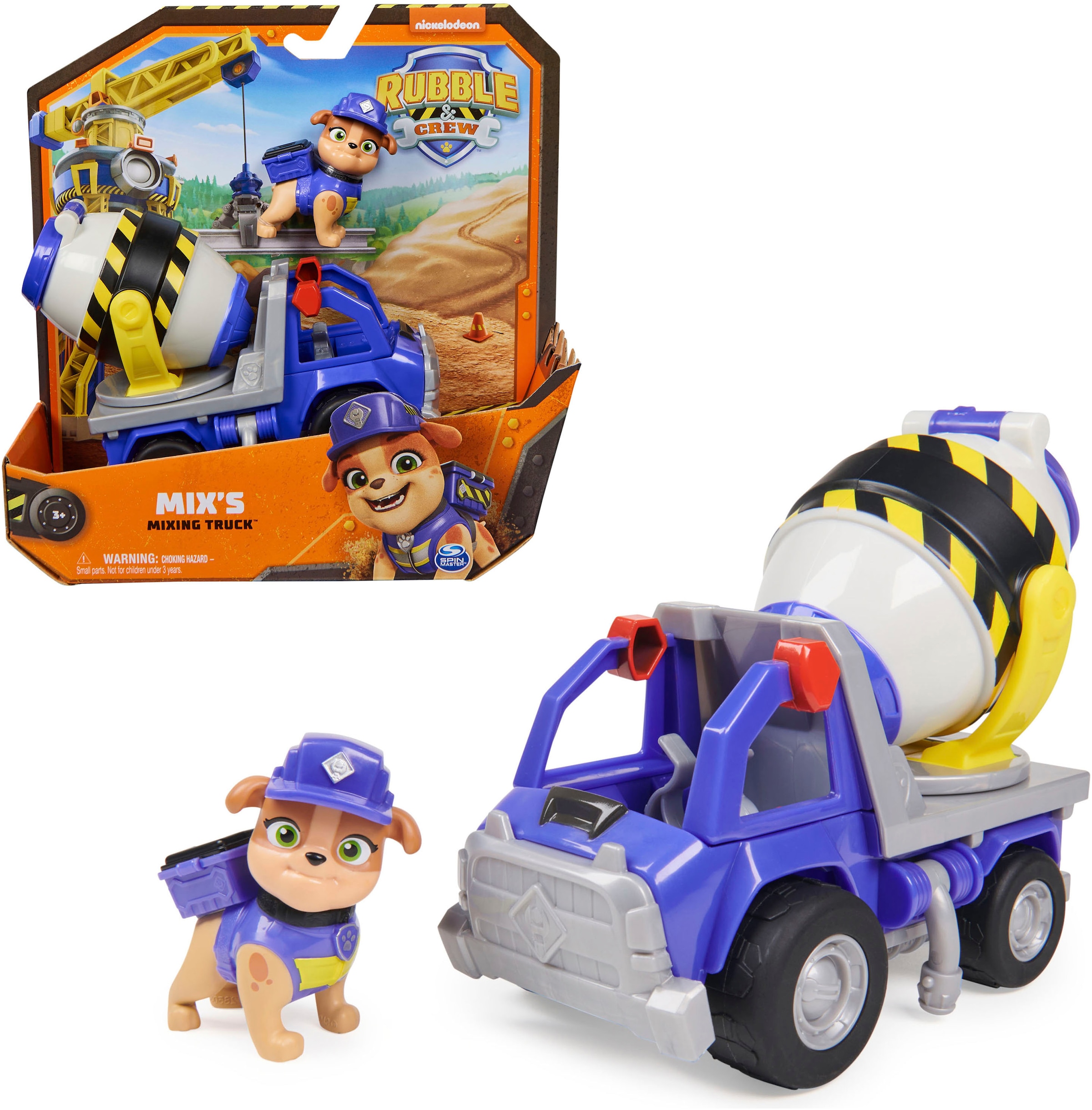 Image of Spin Master Spielzeug-Auto "Rubble & Crew - Core Vehicle Solid Mix"