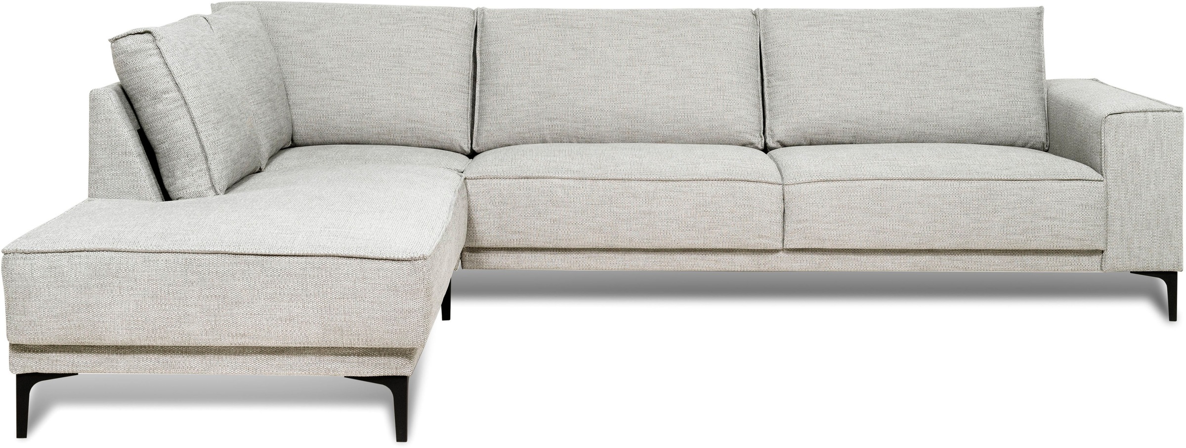 Places of Style Ecksofa Oland, L-Form, inkl. Rückenkissen, hochwertige Verarbeitung