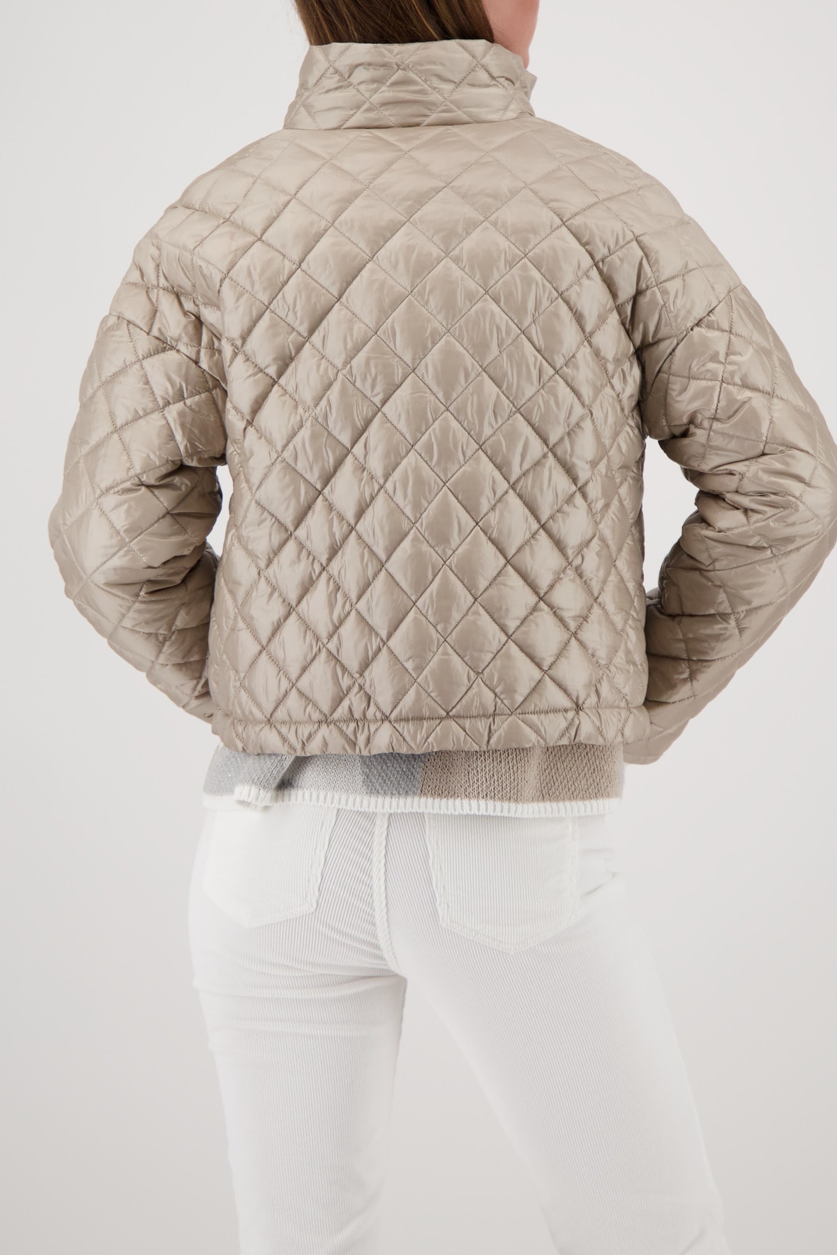 Monari Veste matelassée ohne Kapuze Regular fit mit Stehkragen