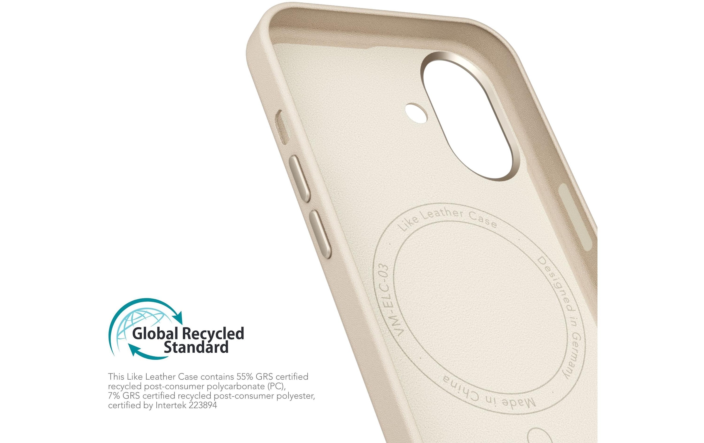 VONMÄHLEN Backcover »Like Leather iPhone 16 Plus«, Apple iPhone 16 Plus