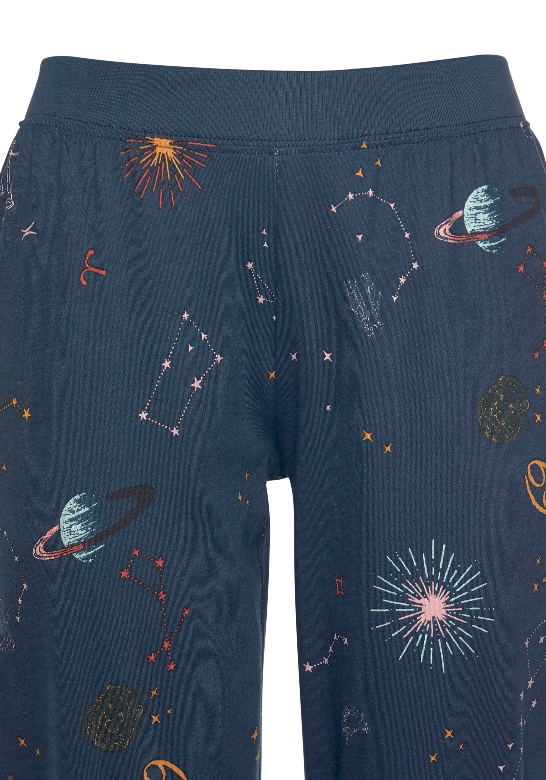 Vivance Dreams Pyjama Set, 2 tlg. mit Galaxy-Print