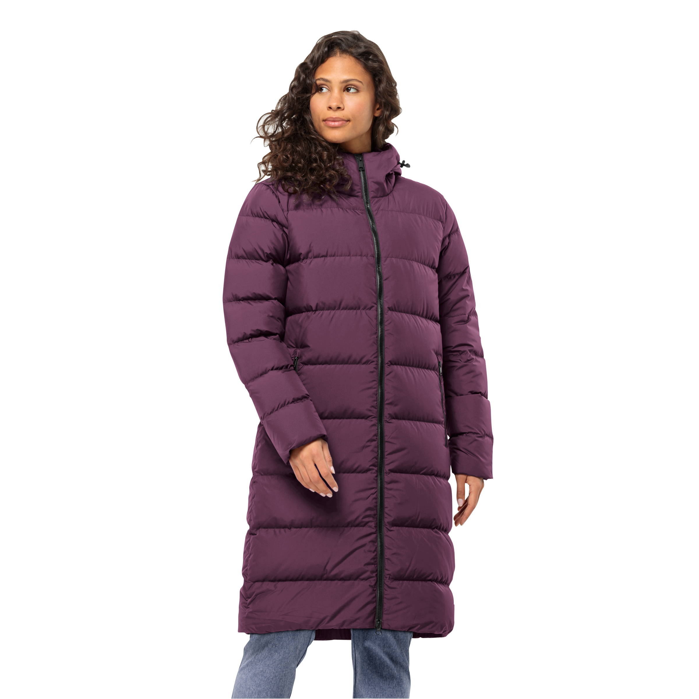 Jack Wolfskin Daunenmantel »FROZEN PALACE COAT W«, mit Kapuze