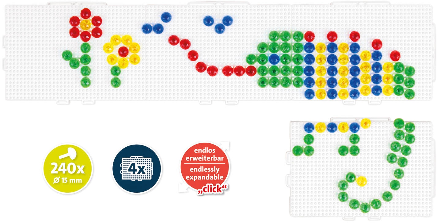 Lena® Kreativset »Mosaik Set Panorama XL transparent«, Made in Europe