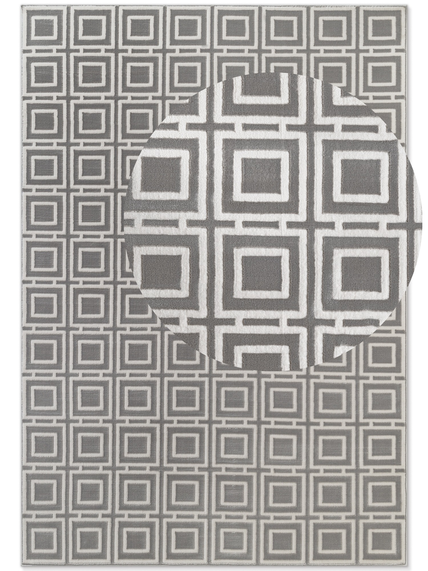 ELLE DECORATION Designteppich »Howlite«, rechteckig, 9 mm Höhe, Wohnzimmer, Schlafzimmer, Läufer, Hoch-Tief Effekt, Flur, Glanz