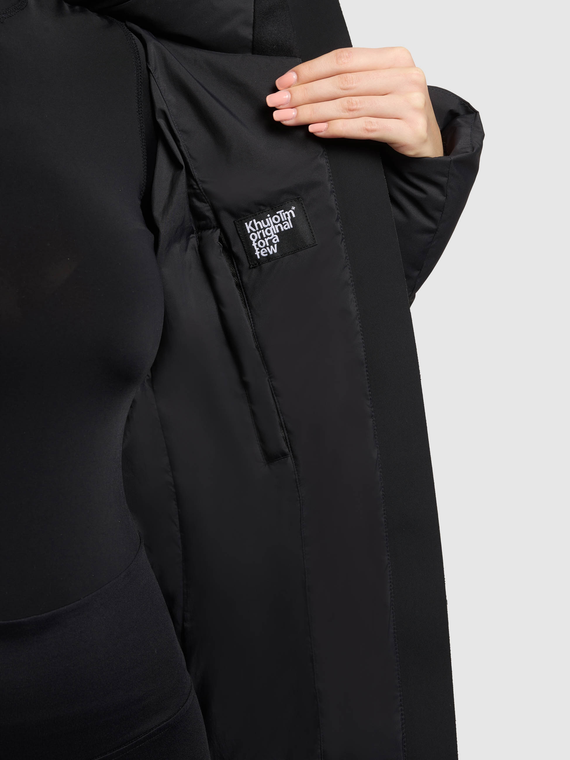 khujo Veste matelassée »TANARE5« avec capuche Poches zippées avec doublure en polaire