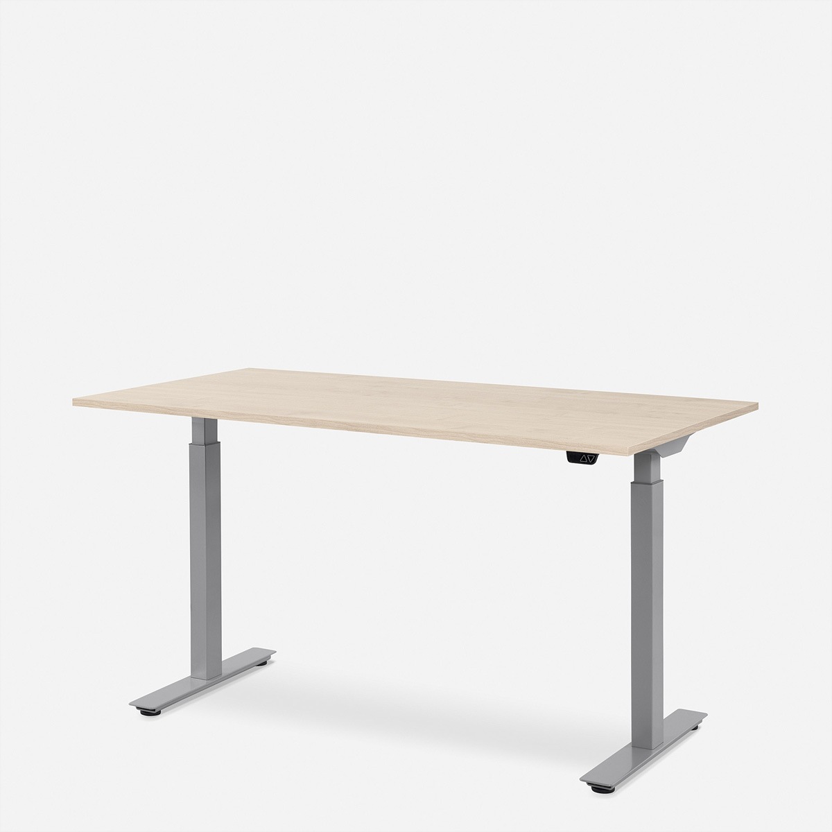 Schreibtische »WRK21 Schreibtisch Smart 160 x 80 cm, Höhenverstellbar, Mandal Ahorn / Grau«