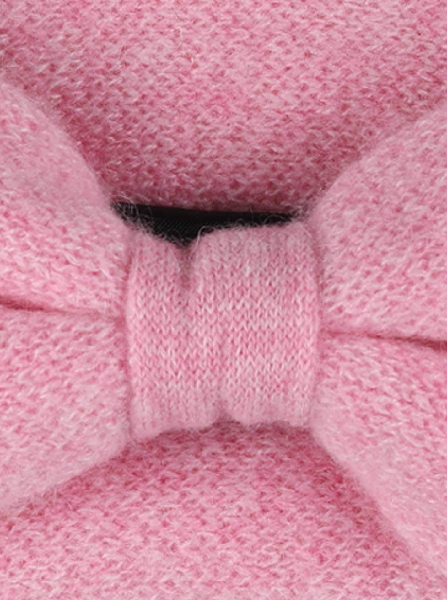 Zwillingsherz Stirnband, Cashmere, Feinstrick