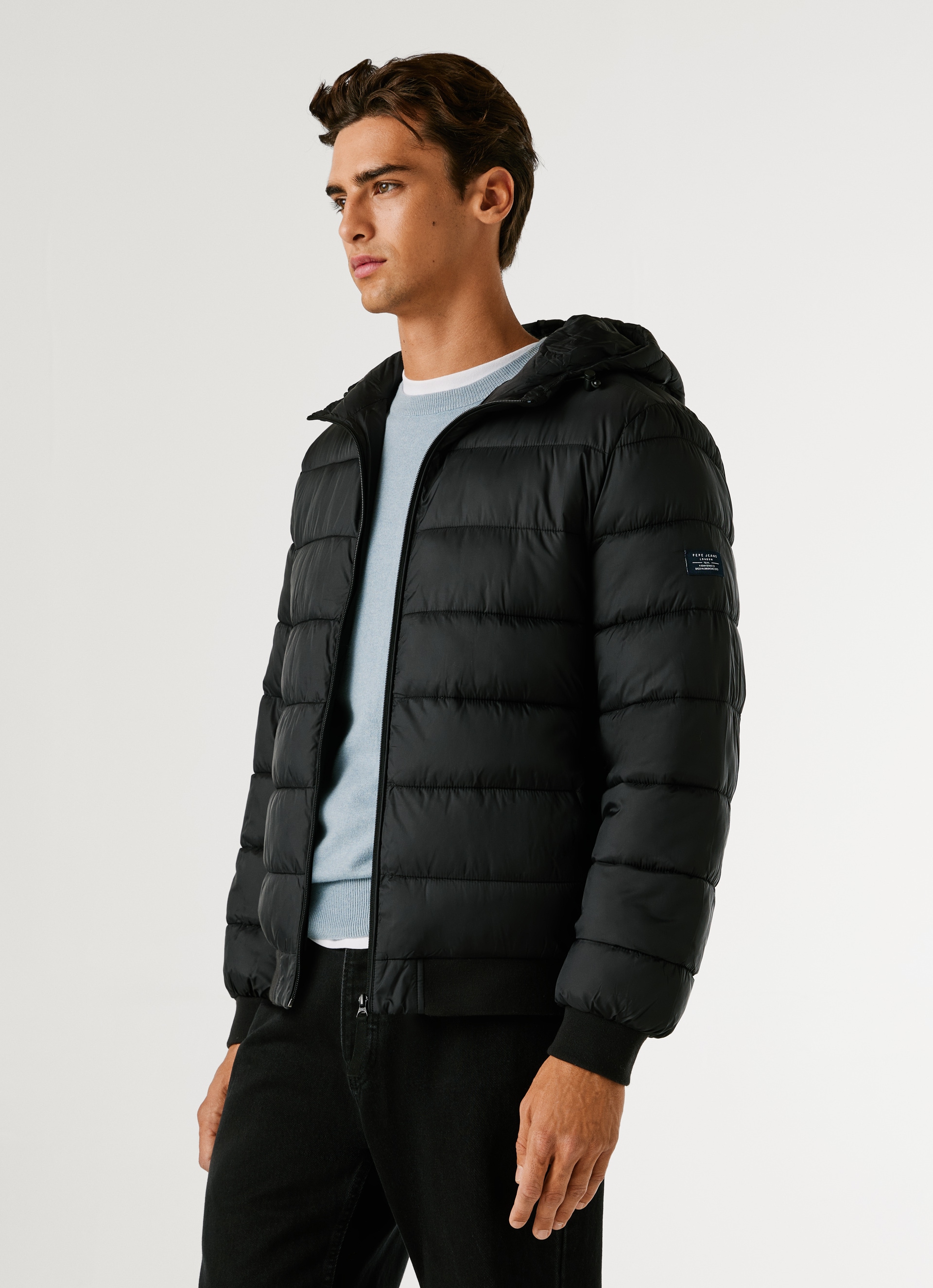 Pepe Jeans Veste matelassée »PUFFER HOOD« mit Kapuze Regular Fit mit Kapuze