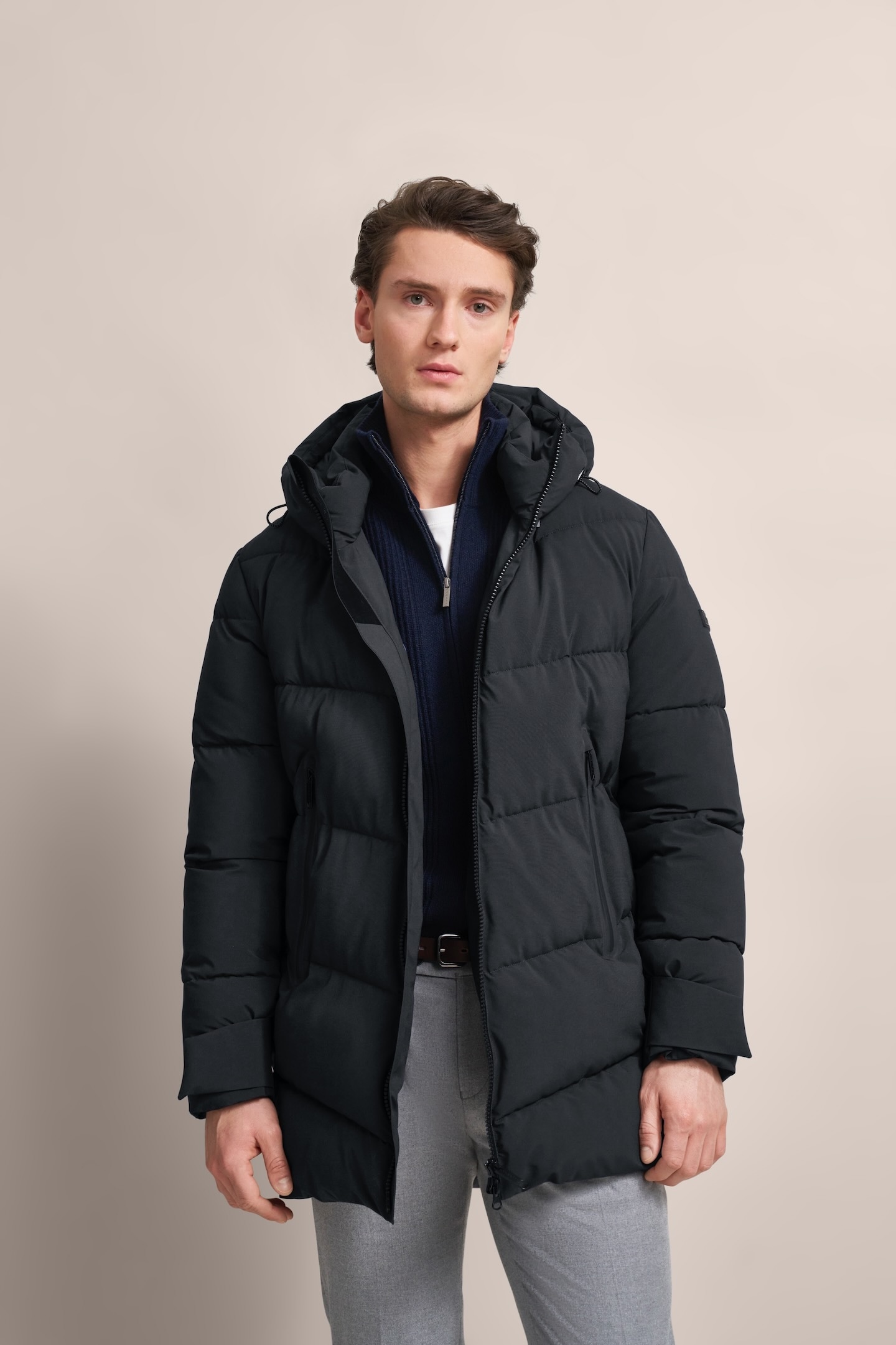 bugatti Parka avec capuche imperméable et coupe-vent