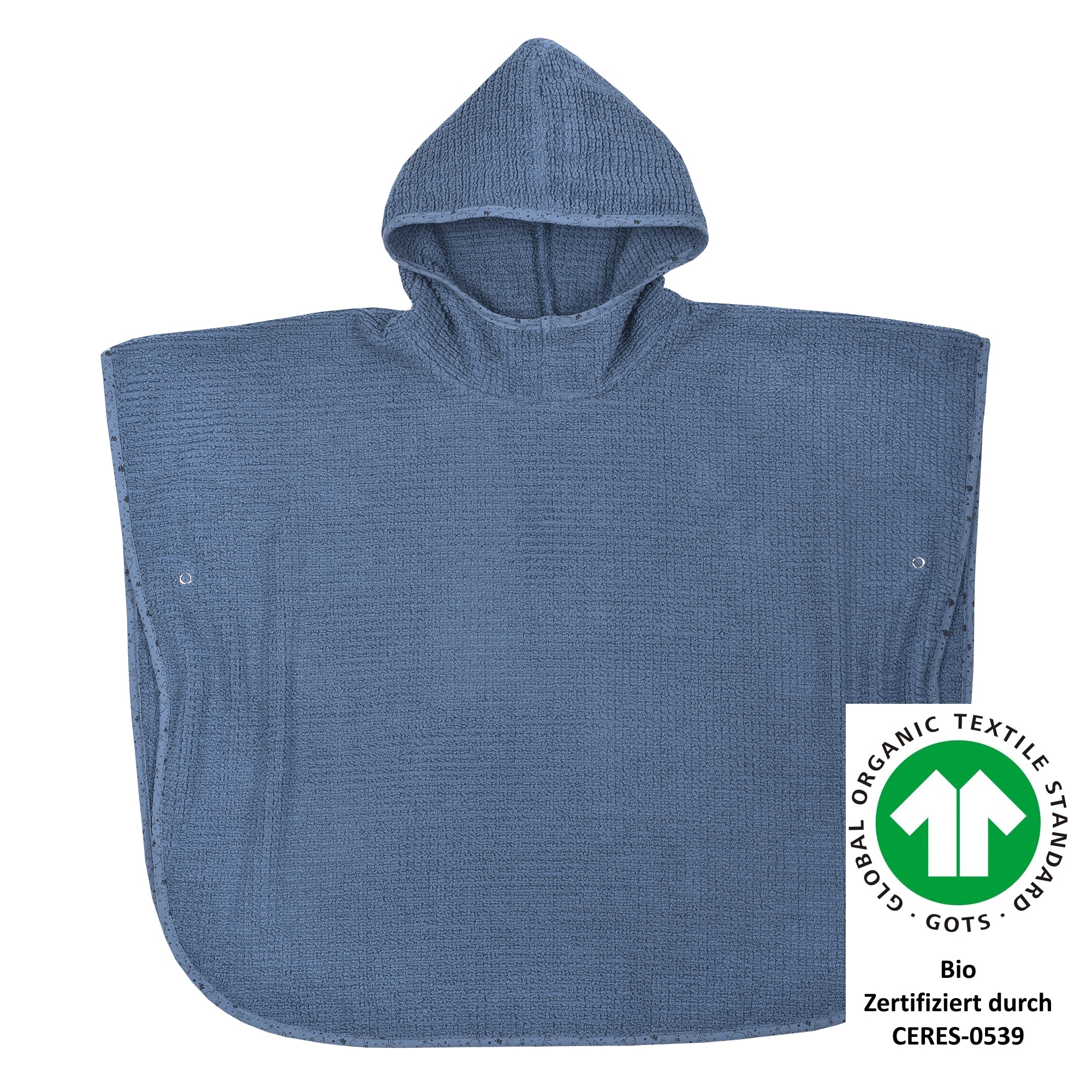 Wörner Poncho de bain »at home« Coton bio, lavable en machine, adapté au sèche-linge