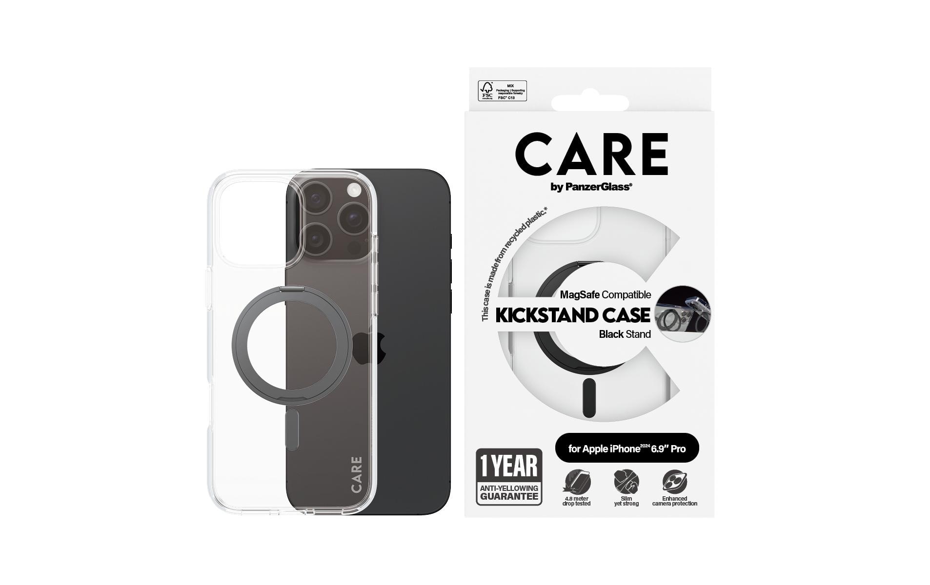 CARE by PanzerGlass Backcover »Feature Kickstand iPhone 16 Pro Max«, iPhone 16 Pro Max