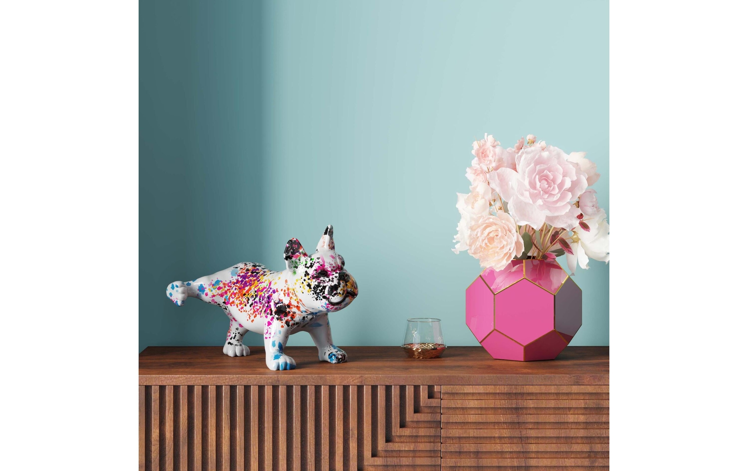 Kare Design Dekofigur »Splash Bulldogge 32«