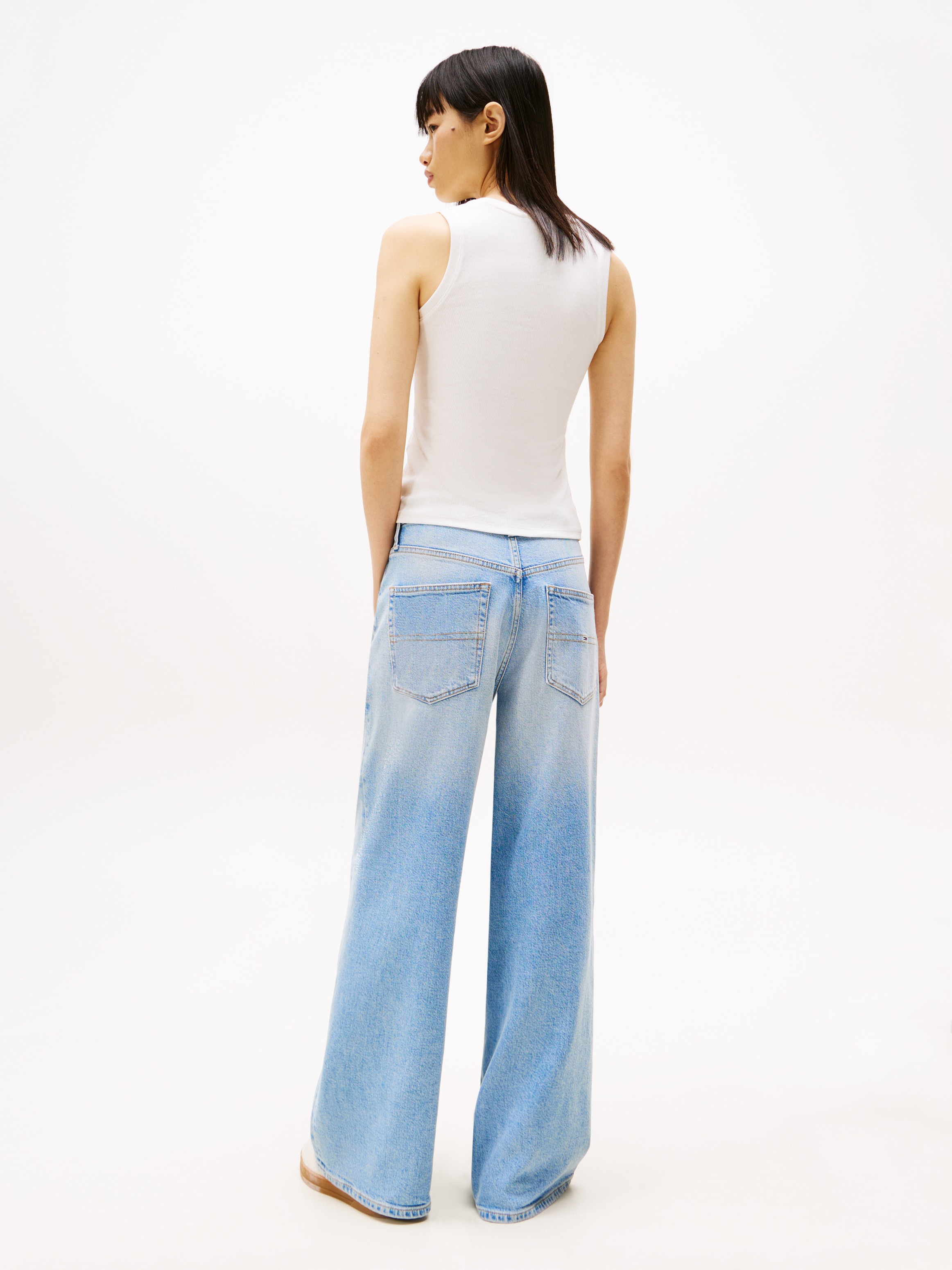Tommy Jeans Curve Tanktop »TJW ESSENTIAL RIB TANK EXT«, in Grossen Grössen, Rippware