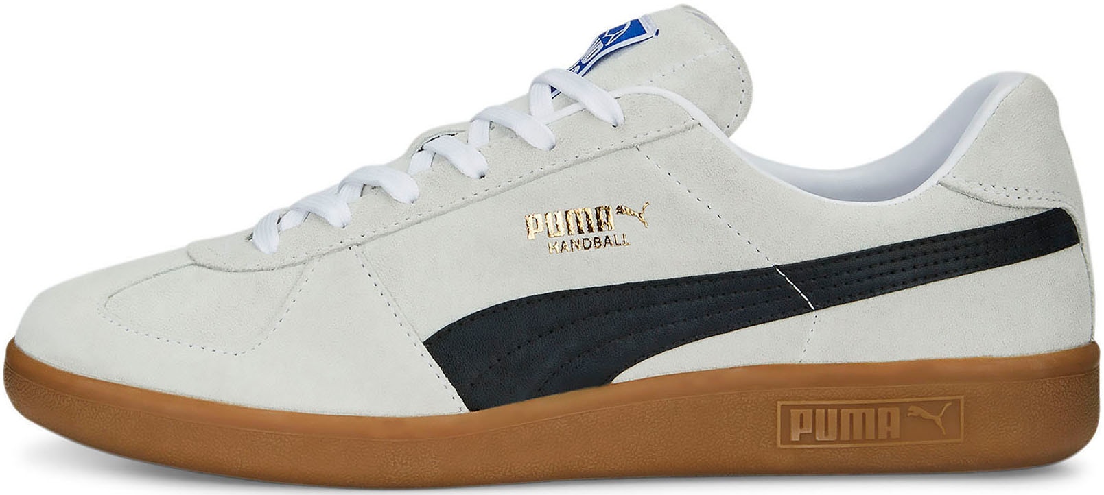 PUMA Sneakers »HANDBALL«  mit sportlichem Stil, mit Overlay im Zehenbereich, aus Veloursleder