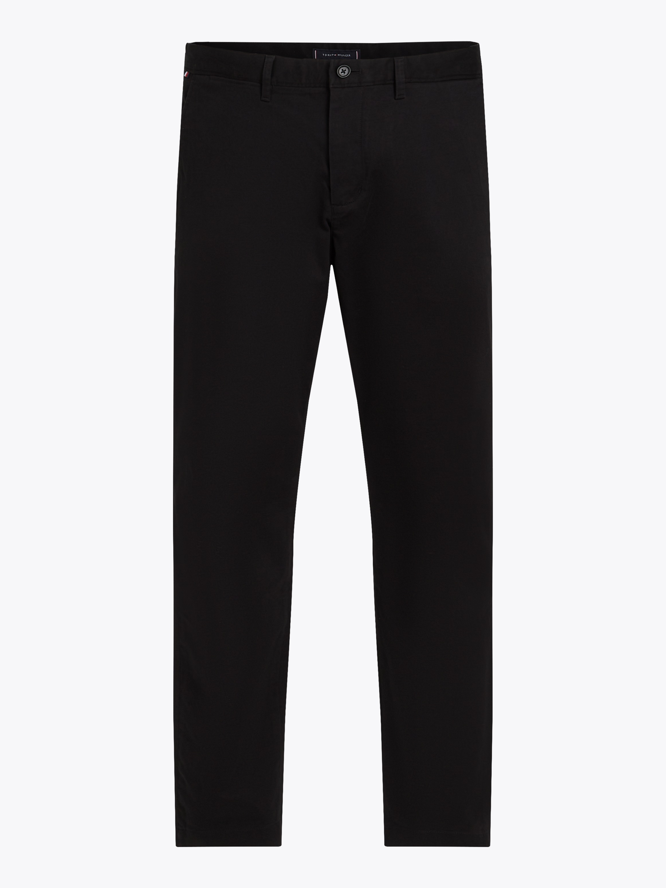 Tommy Hilfiger Chinohose »DENTON CHINO SATIN«, mit Gesässtaschen mit Knopf, Logostickerei