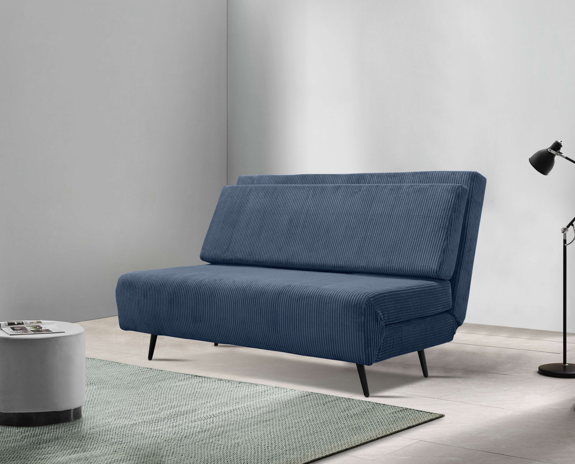 andas Schlafsofa »Linnea in Cord und Feinstruktur,«, Daybed mit aufklappbarer Liegefläche