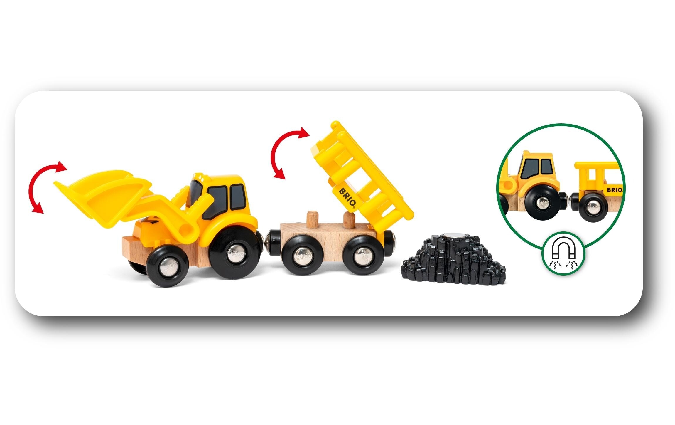 BRIO® Spielzeug-Baumaschine »World Baustellenfahrzeuge«