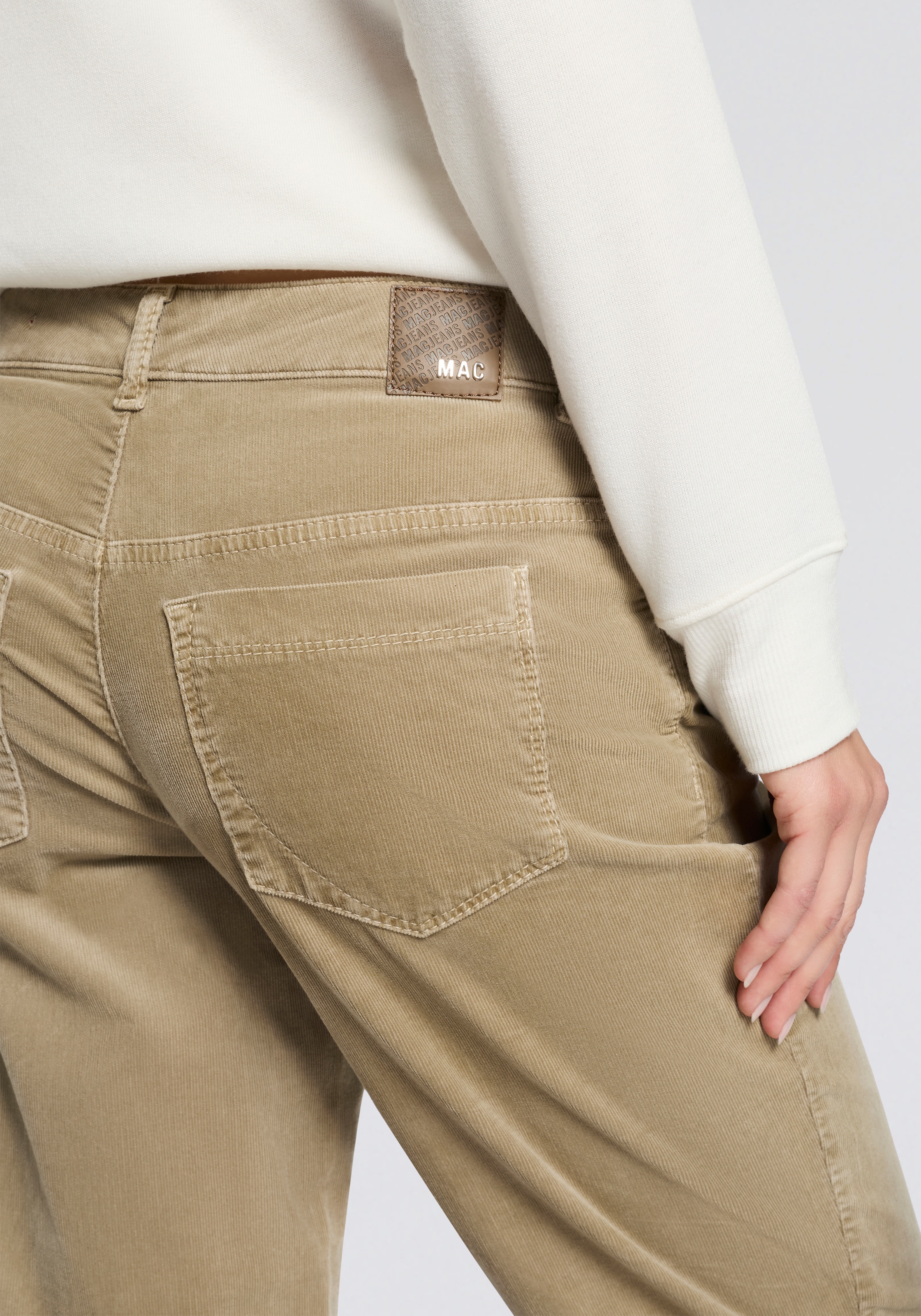 MAC Pantalon en velours côtelé »GRACIA«  Hochwertige, elastische Babycord-Qualität im Baumwoll-Mix