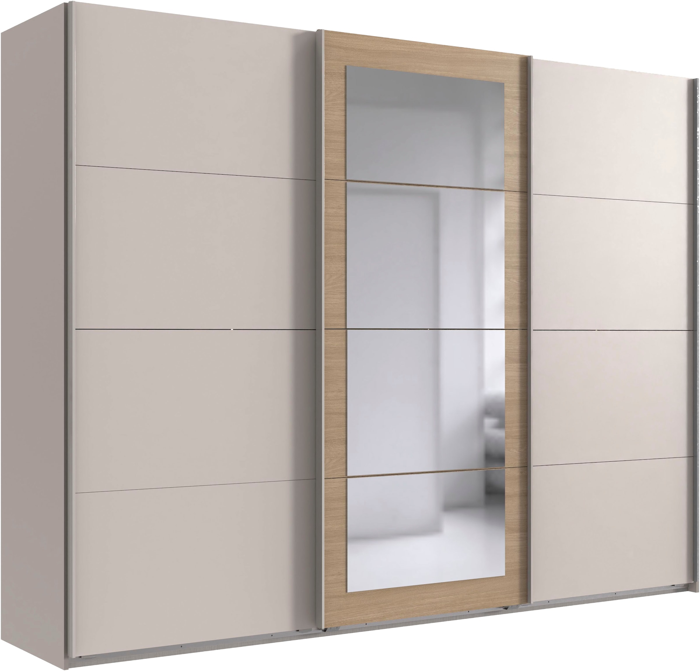 Image of Wimex Schwebetürenschrank "RINTELN mit Spiegel, erhältlich in den Breiten: 225cm, 270cm & 313cm" 3-türiger Schrank in verschiedenen Farben erhältlich