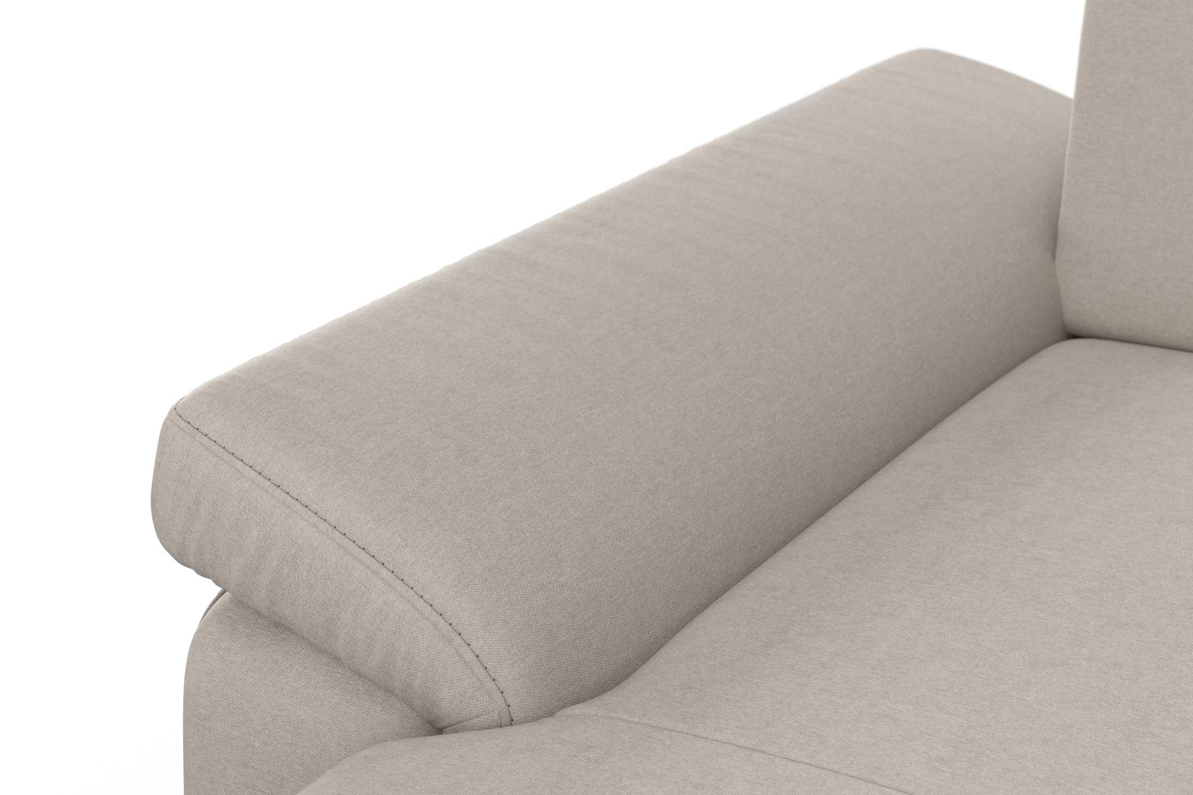 sit&more Wohnlandschaft »Padua U-Form« inklusive Sitztiefenverstellung, Armteilfunktion und Federkern