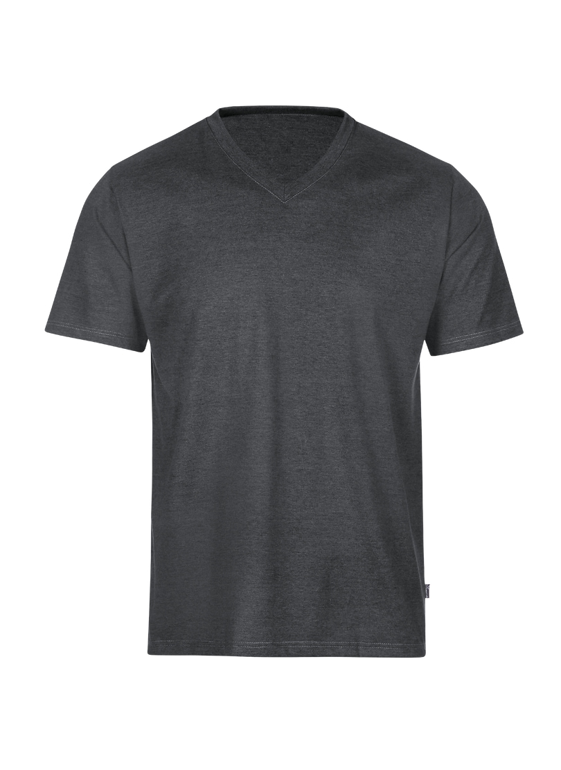 Trigema T-Shirt »TRIGEMA V-Shirt DELUXE Baumwolle«, (1 tlg.)