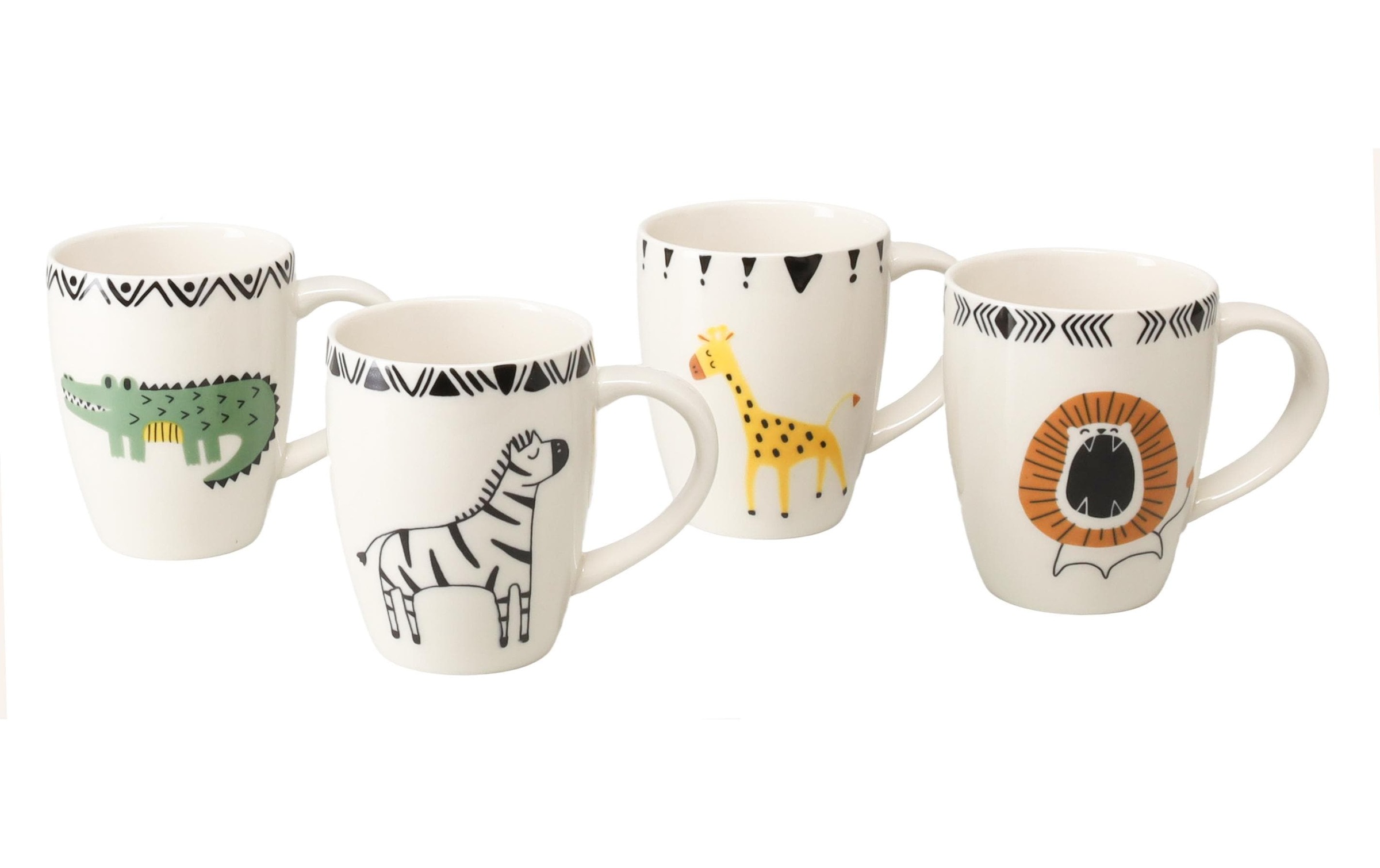 Image of CreaTable Kinderbecher "Safari Becher 4-tlg Bunt"