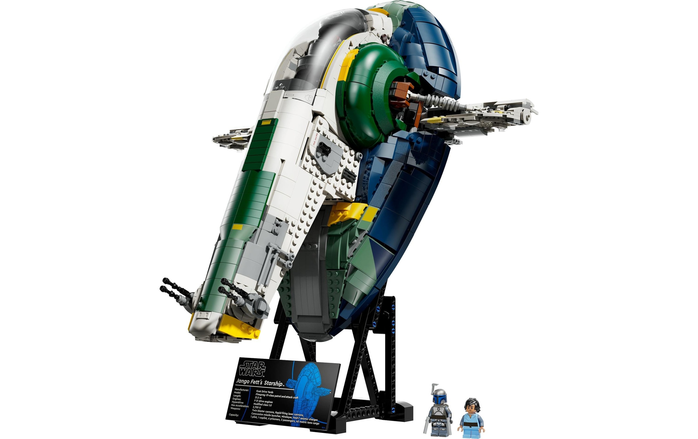LEGO® Spielbausteine »Star Wars Jango Fetts Sternenschiff 75409«