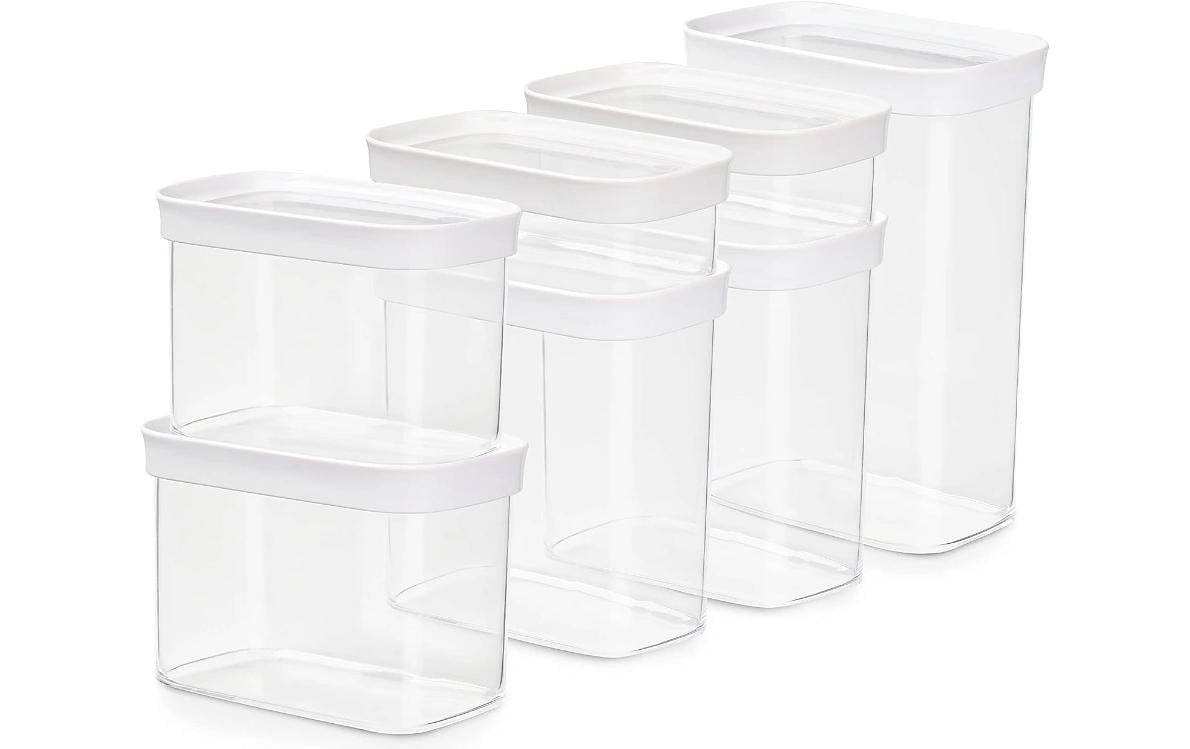 Image of Emsa Vorratsdose "Optima 7 Stück Transparent" 5 Stk. tlg.