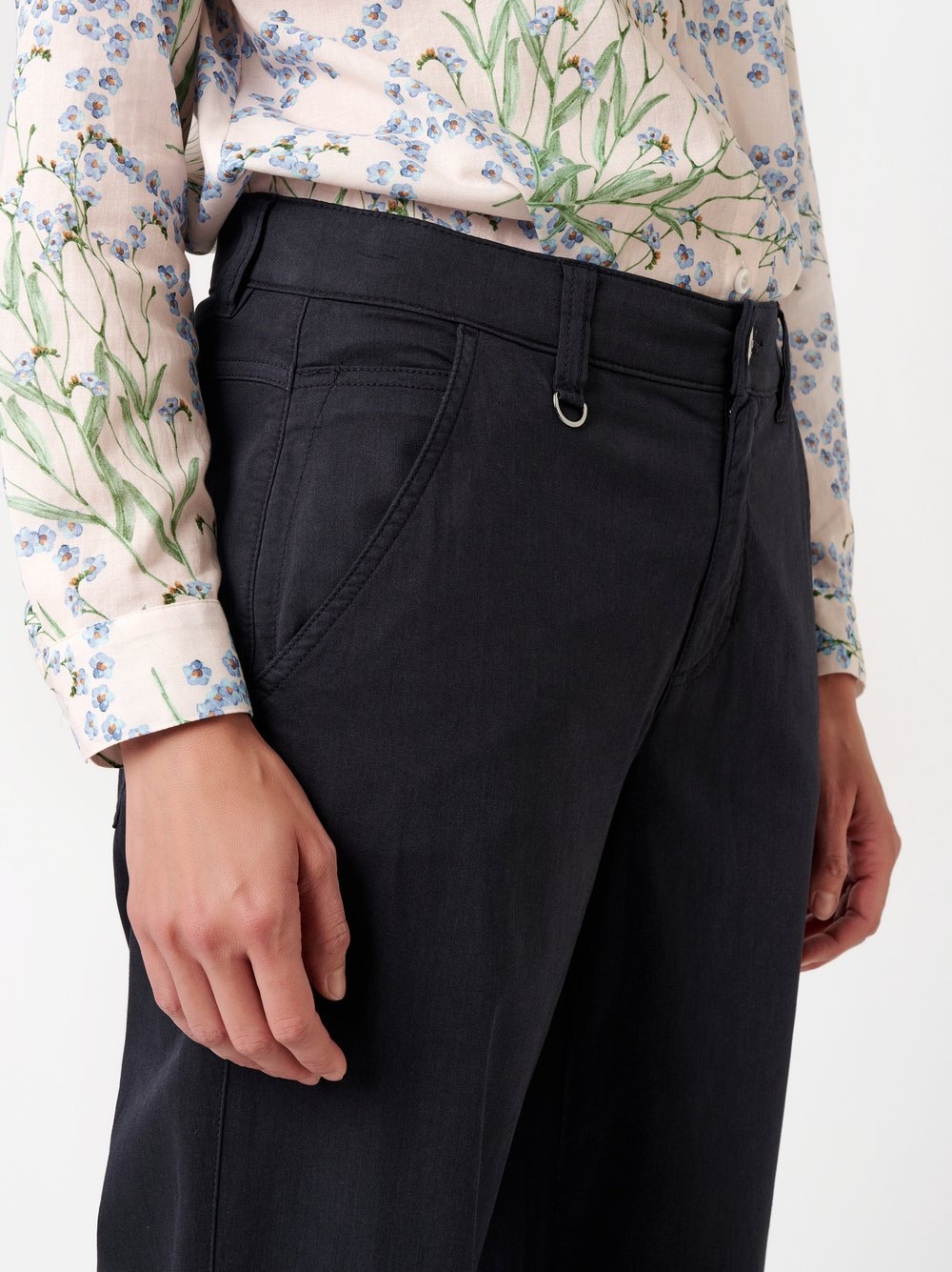 TONI 5-Pocket-Hose »Liv Wide«  aus Baumwollmix mit Modal, Regular-Fit - auch in Kurzgrösse erhältlich