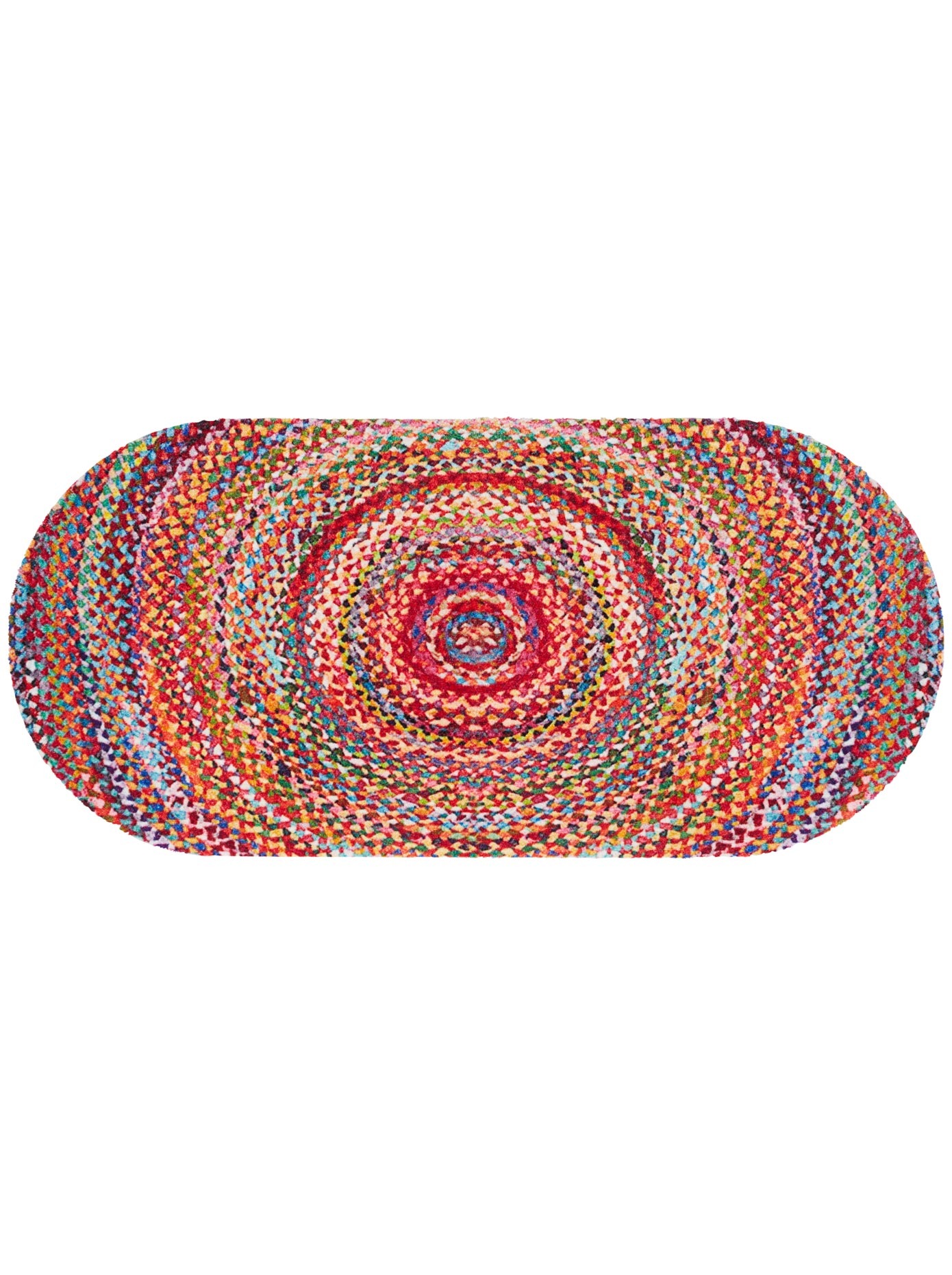 Image of wash+dry by Kleen-Tex Fussmatte, oval, 7 mm Höhe bei Ackermann Versand Schweiz