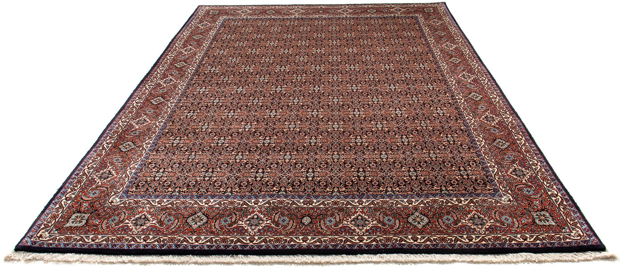 Image of morgenland Orientteppich »Perser - Bidjar - 300 x 204 cm - mehrfarbig«, rechteckig, 15 mm Höhe, Wohnzimmer, Handgeknüpft, Einzelstück mit Zertifikat bei Ackermann Versand Schweiz