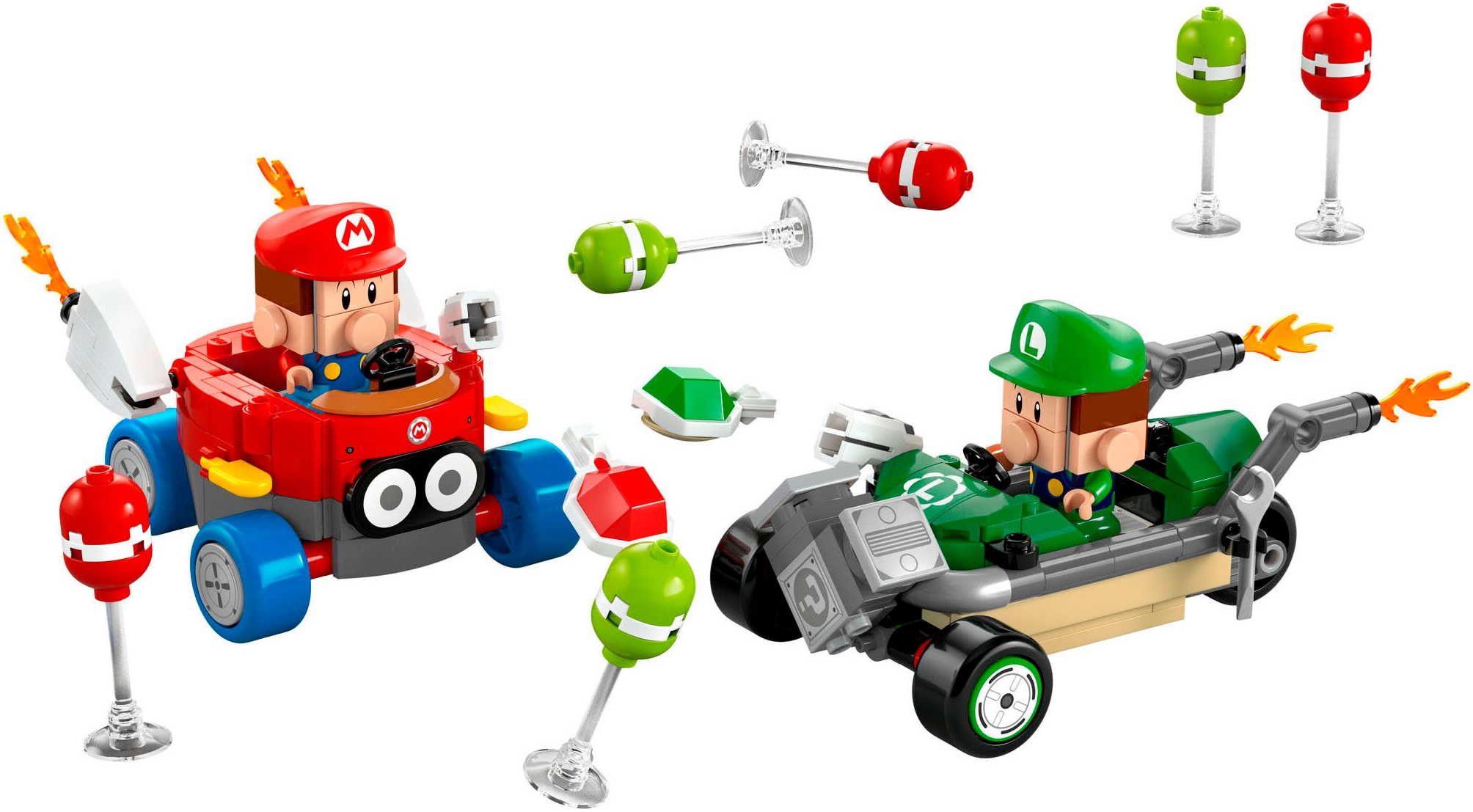 LEGO® Pions de construction »Mario Kart™ – Baby Mario vs. Baby Luigi (72034), LEGO Super Mario« Made in Europe