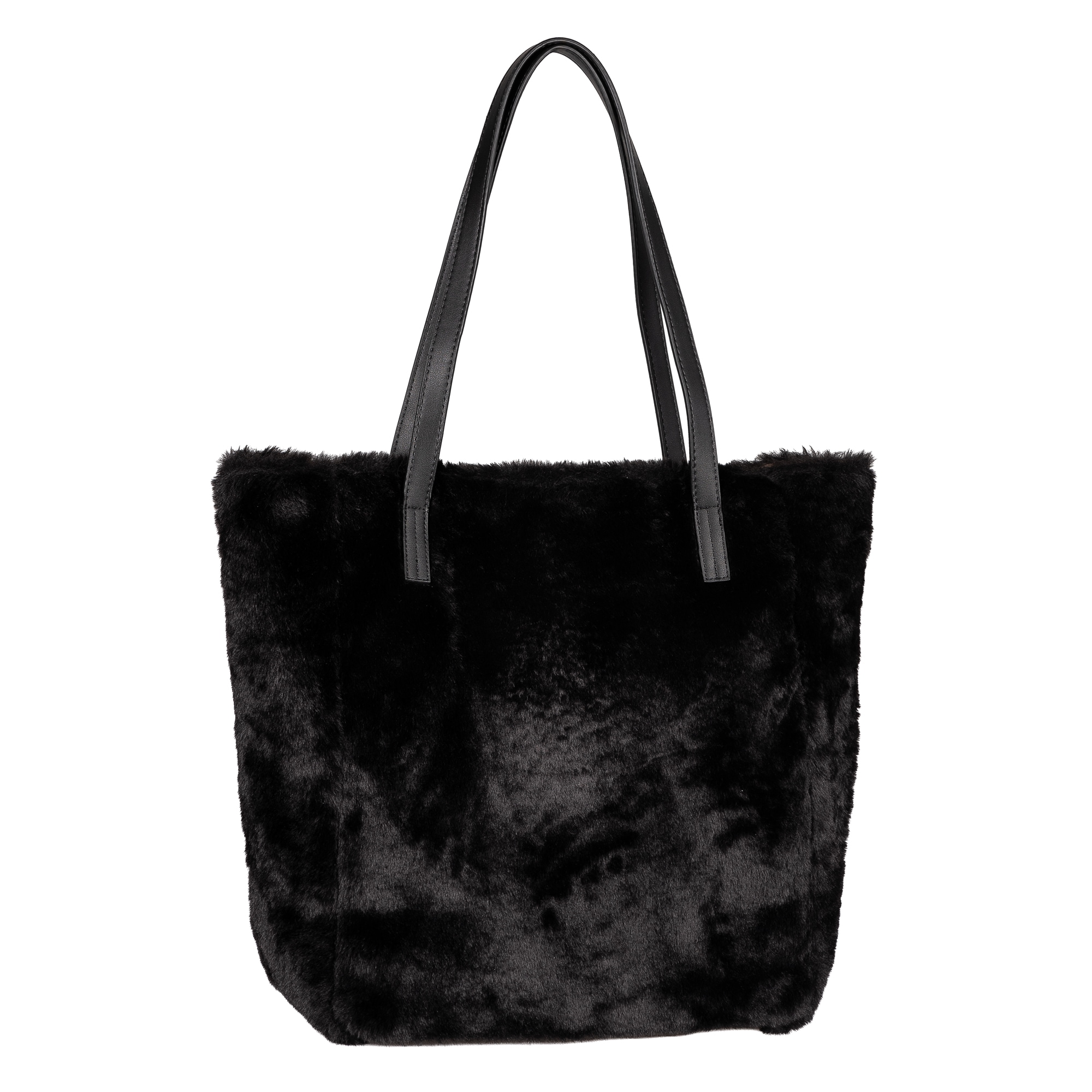 Image of TOM TAILOR Denim Shopper "Arona Cosy" Damen Schultertasche, im Fellimitat-Look