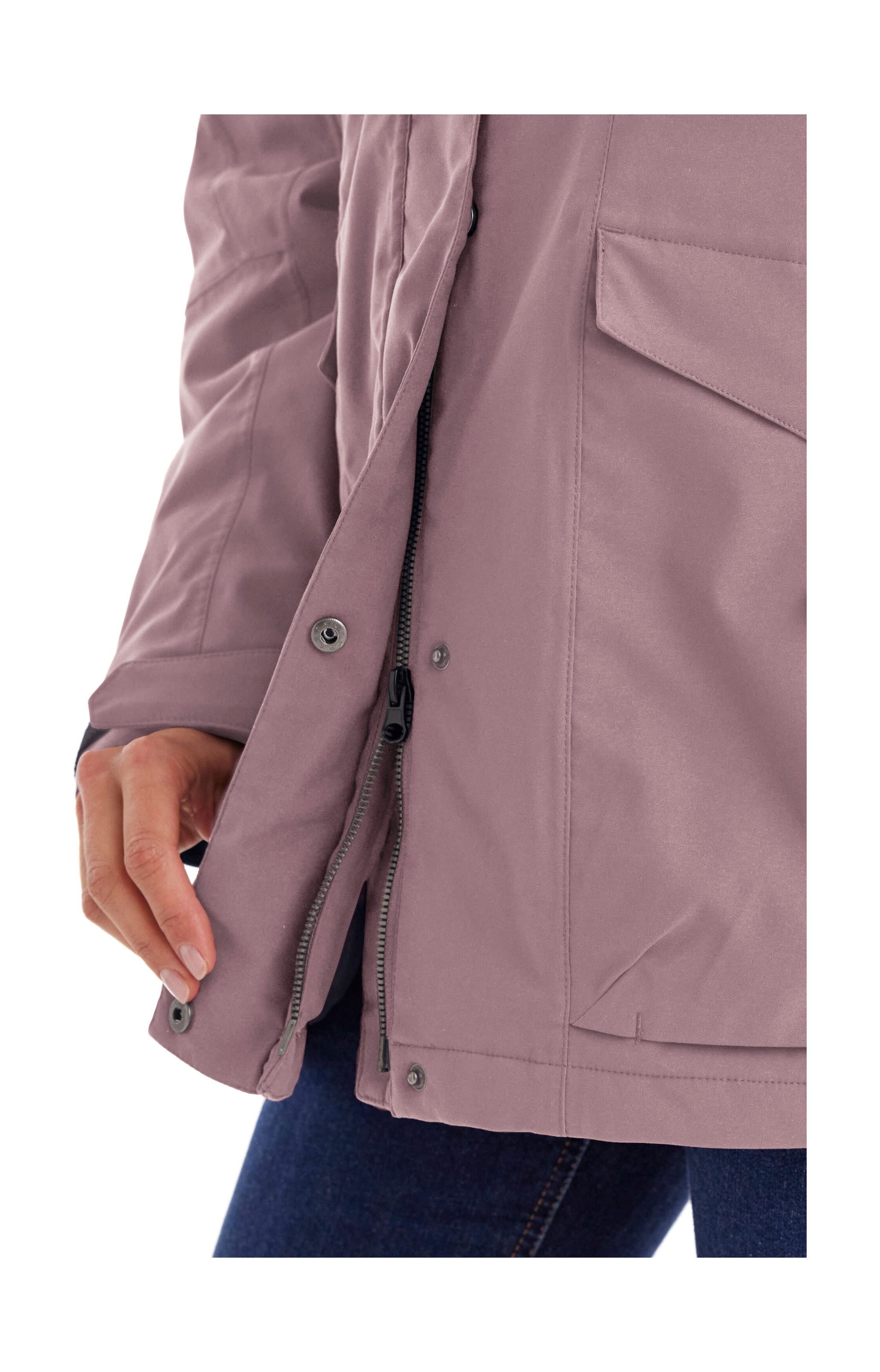 Killtec Veste fonctionnelle »Damen Jacke« veste femme imperméable et respirante avec capuche amovible